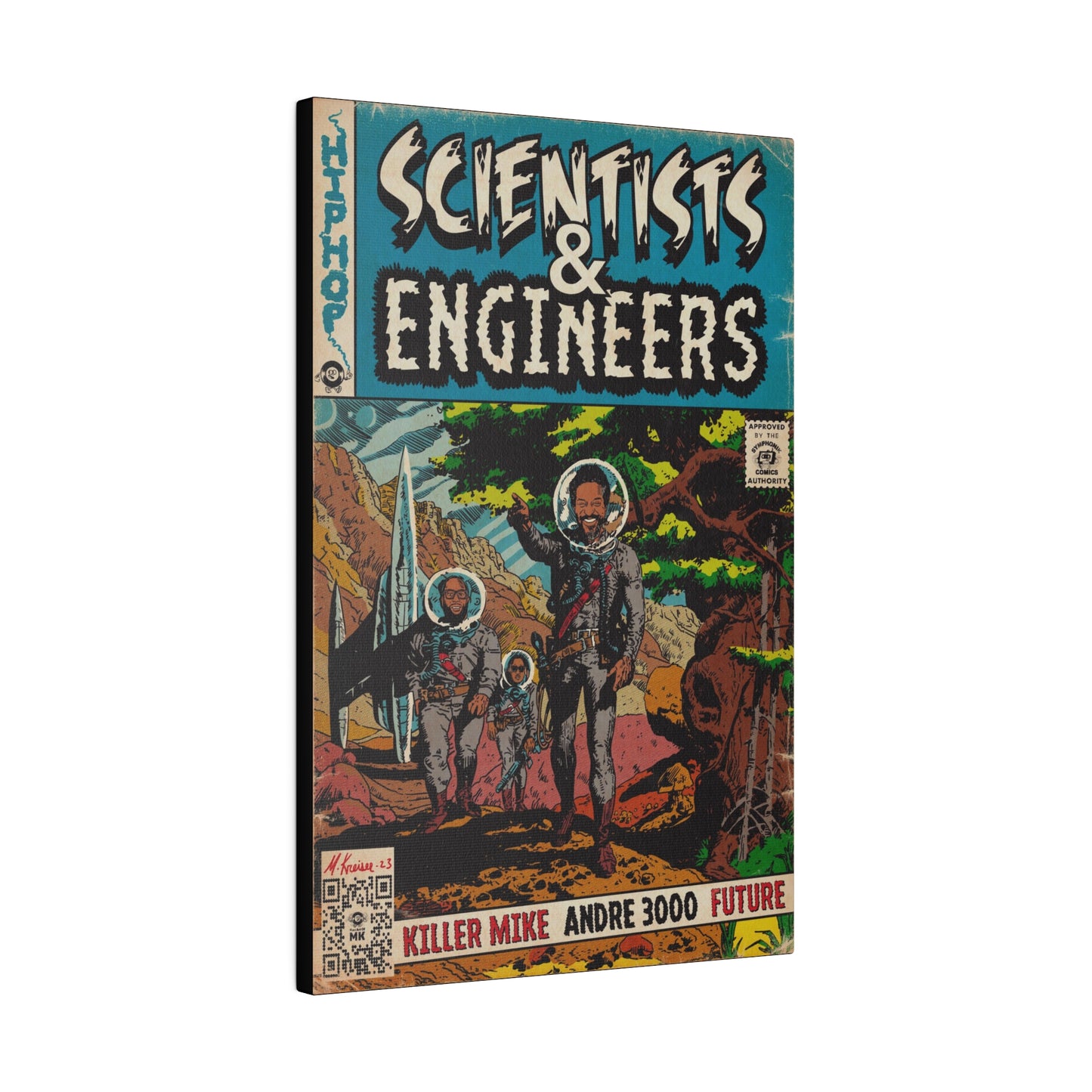 Killer Mike - Scientists & Engineers - Andre 3000 - Future - Matte Canvas, Stretched, 0.75"
