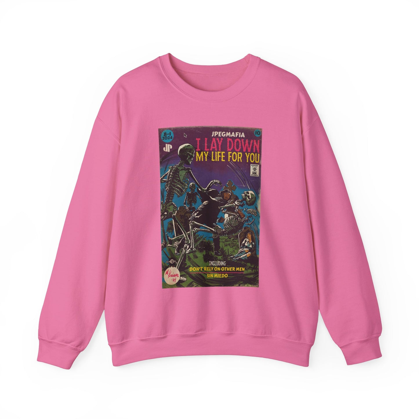 Jpegmafia - I Lay Down My Life For You - Unisex Heavy Blend™ Crewneck Sweatshirt