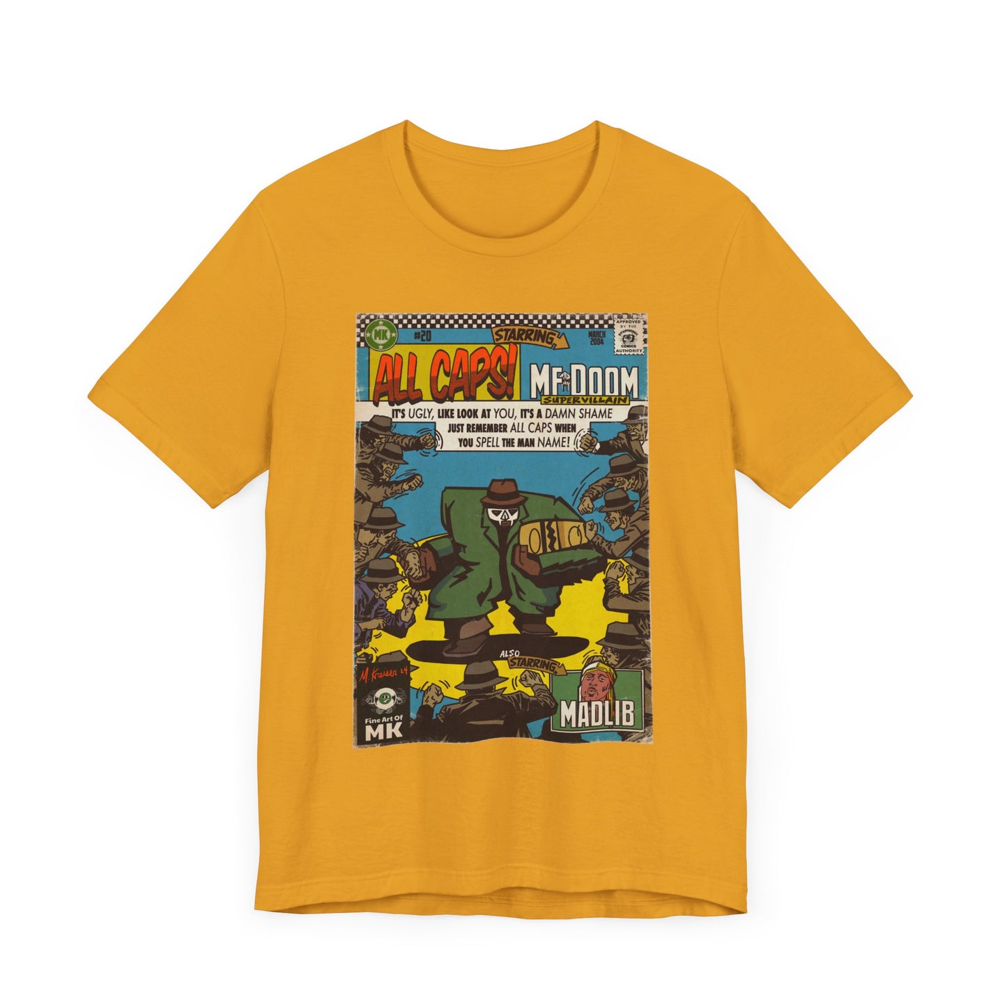 DOOM - All Caps - Unisex Jersey Short Sleeve Tee