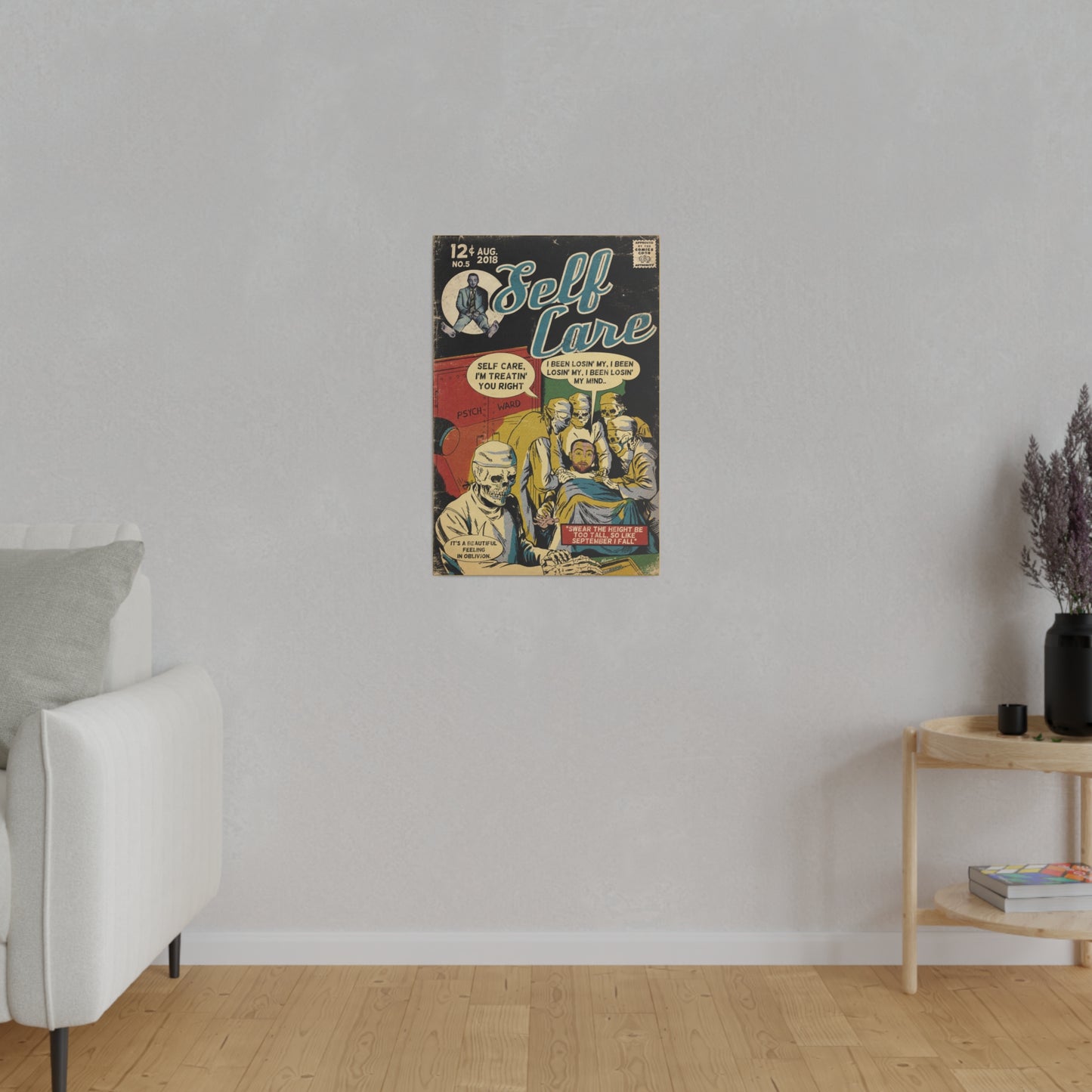 Self Care - Matte Canvas, Stretched