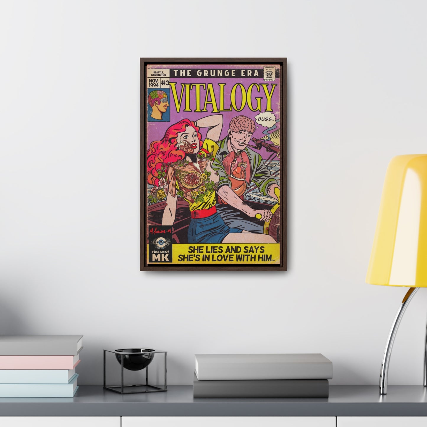 Vitalogy - Gallery Canvas Wraps, Vertical Frame