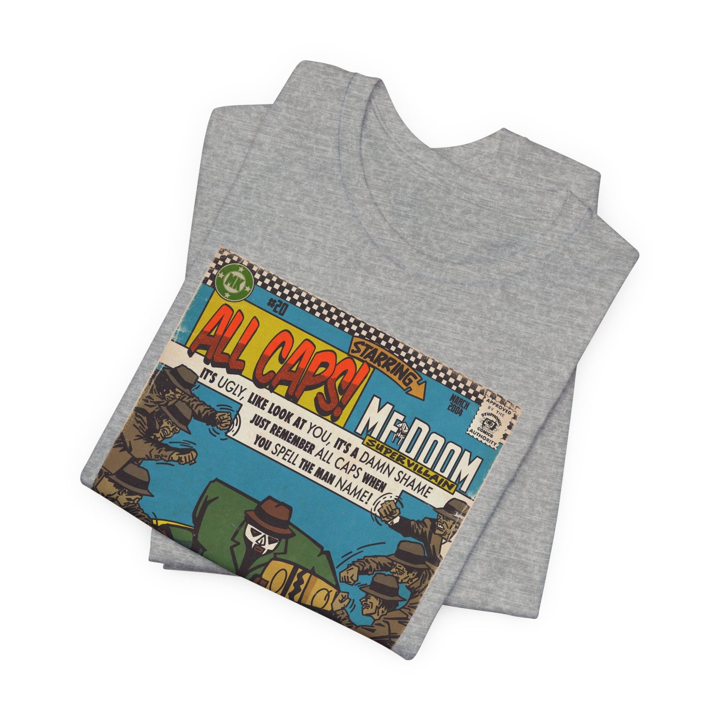 DOOM - All Caps - Unisex Jersey Short Sleeve Tee