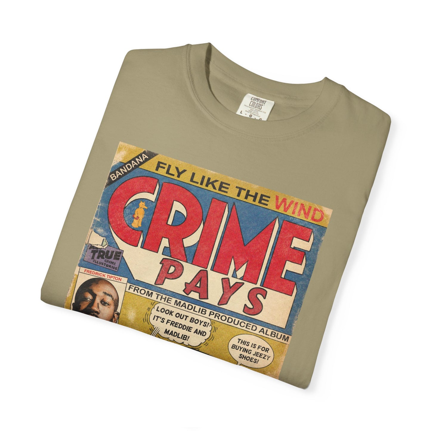 Freddie Gibbs & Madlib - Crime Pays - Unisex Comfort Colors T-shirt