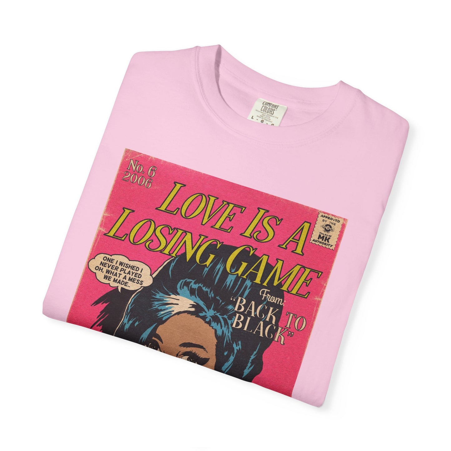 Amy Winehouse - Love is a Losing Game - Unisex Comfort Colors T-shirt
