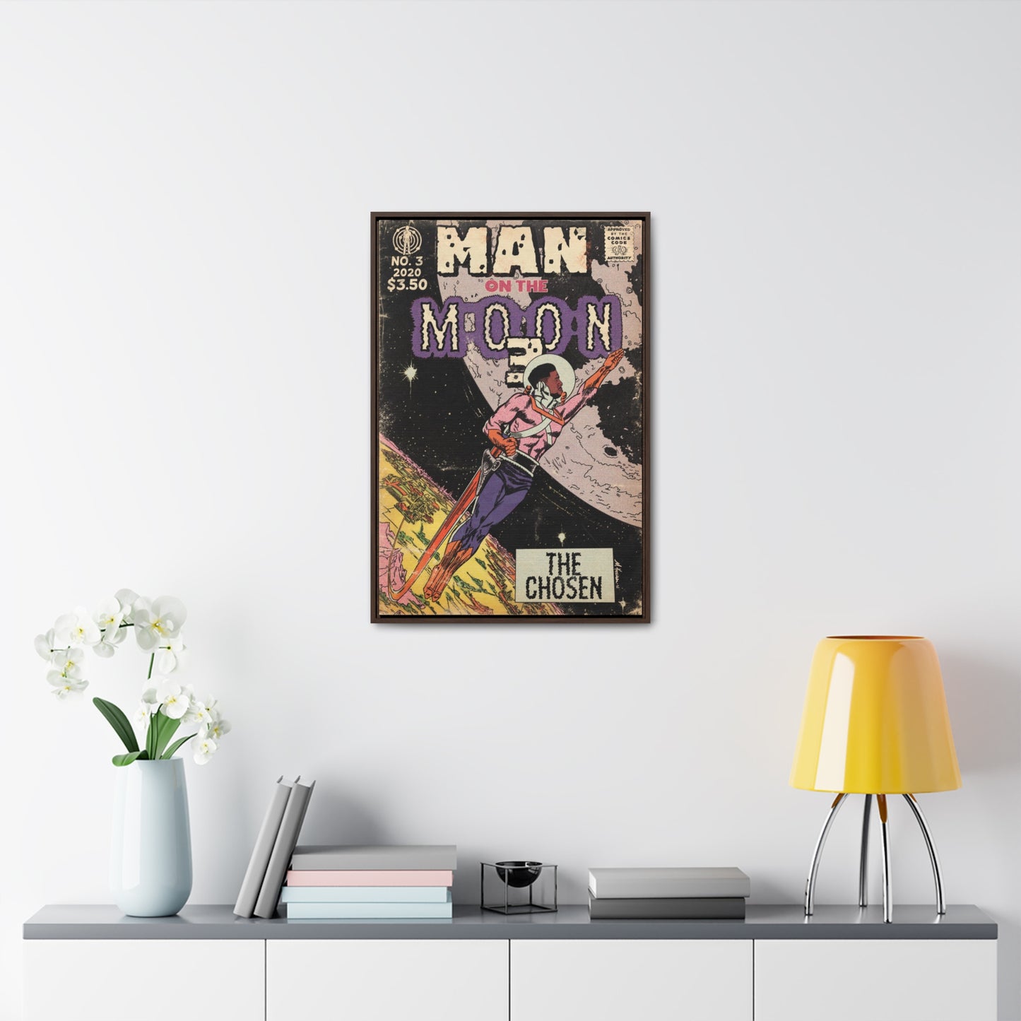 Kid Cudi - Man on the Moon 3 - Gallery Canvas Wraps, Vertical Frame