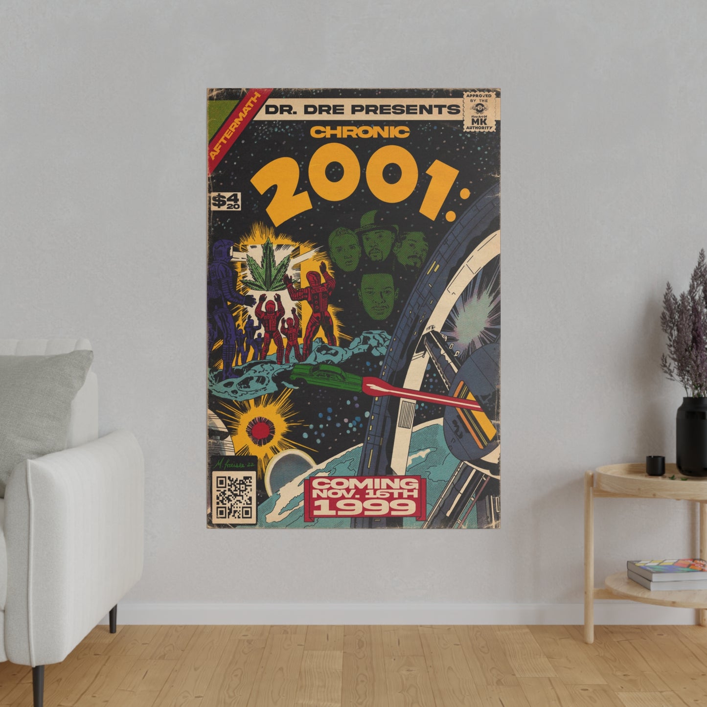 Chronic 2001 - Matte Canvas, Stretched