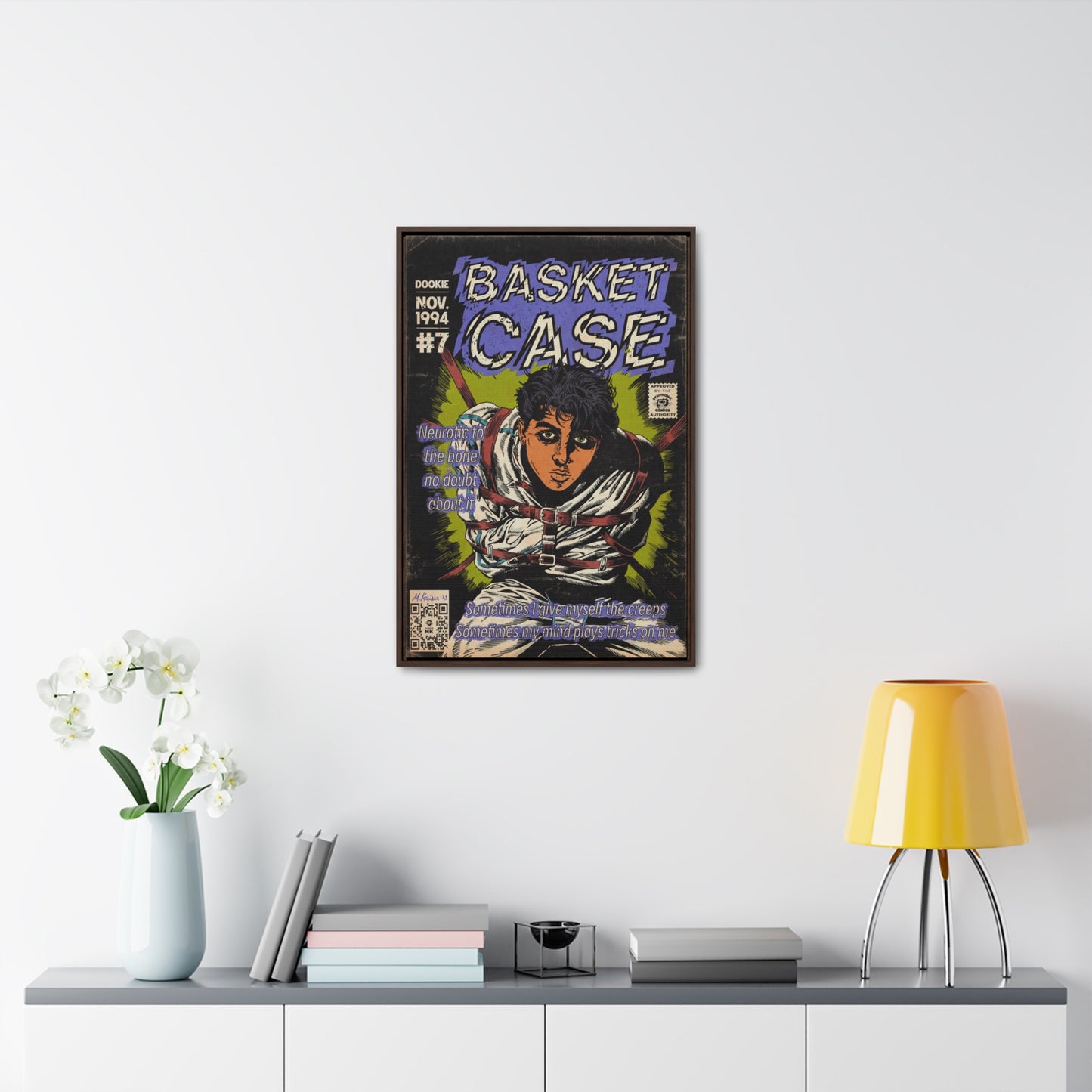 Green Day - Basket Case - Gallery Canvas Wraps, Vertical Frame