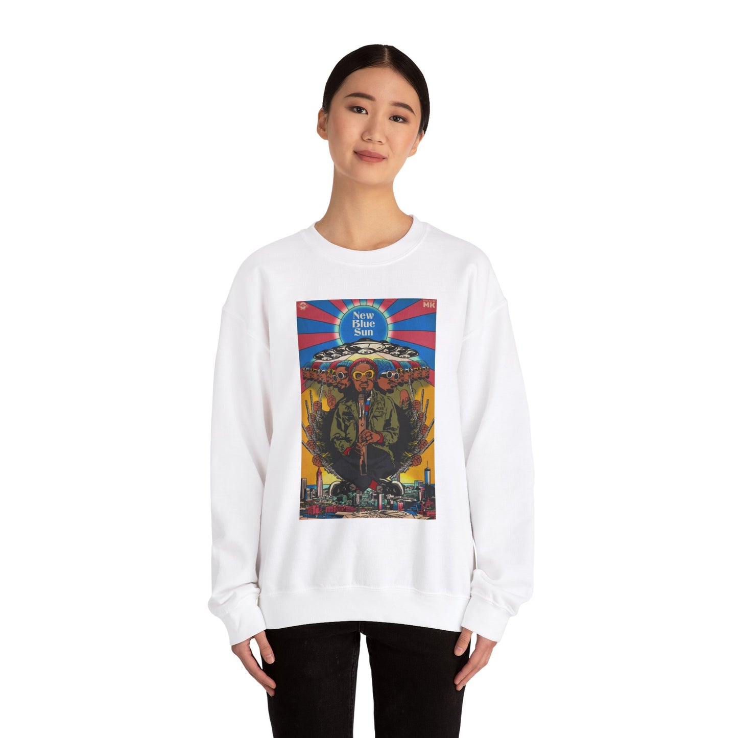 Andre 3000 - New Blue Sun - Unisex Heavy Blend™ Crewneck Sweatshirt