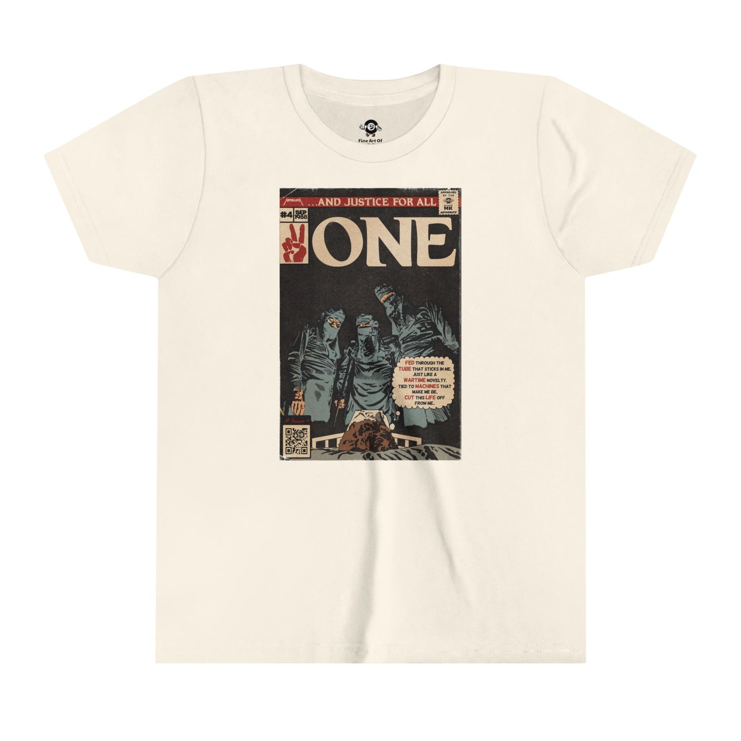KIDS - Metallica- One - Youth Short Sleeve Tee