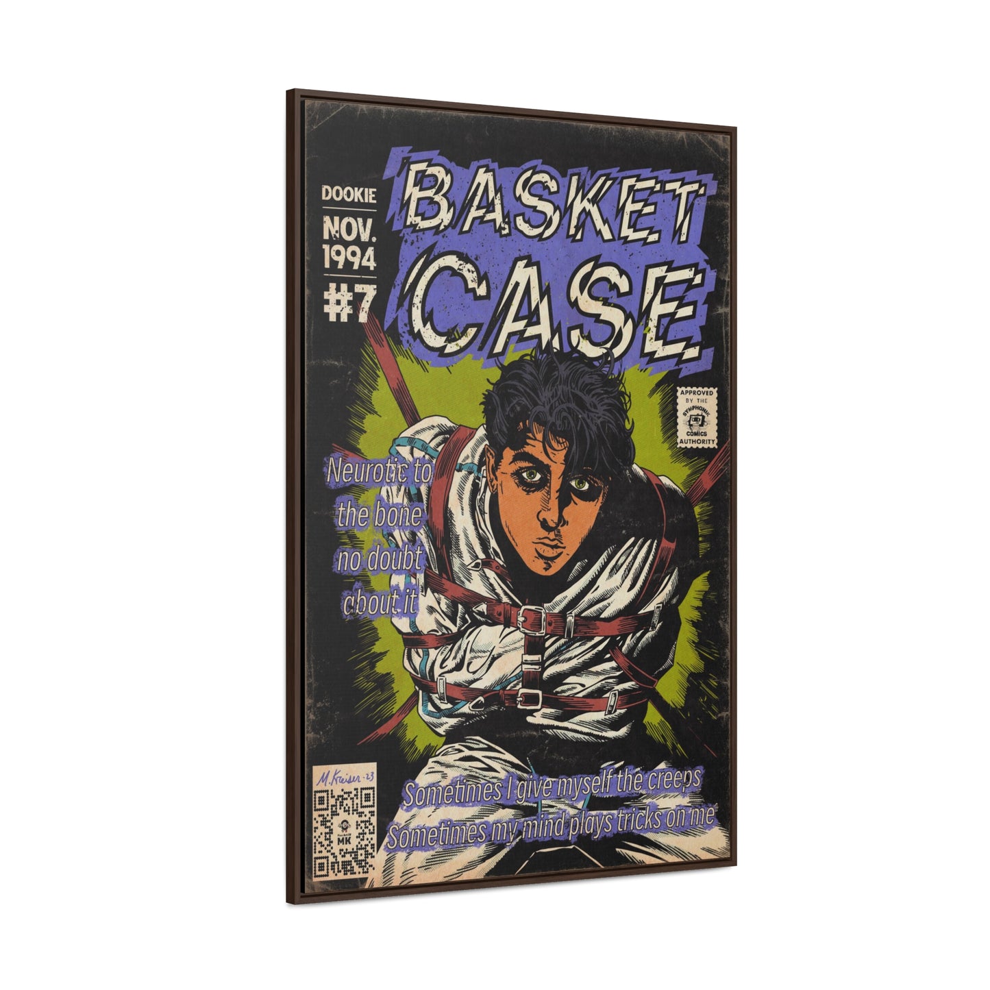 Green Day - Basket Case - Gallery Canvas Wraps, Vertical Frame