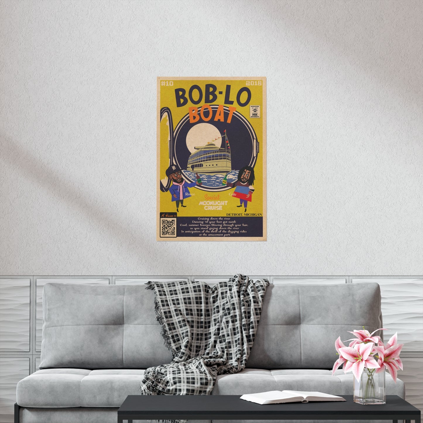 Boblo Boat - Vertical Matte Poster