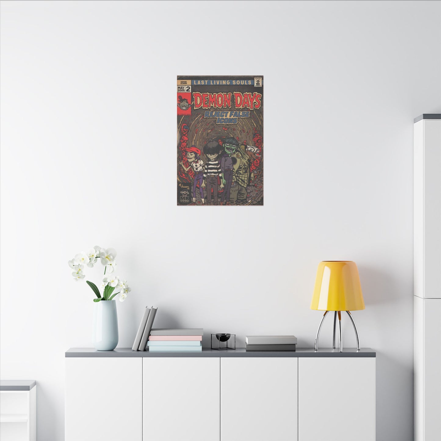 Demon Days - Matte Canvas, Stretched, 0.75" (Multi-Size)