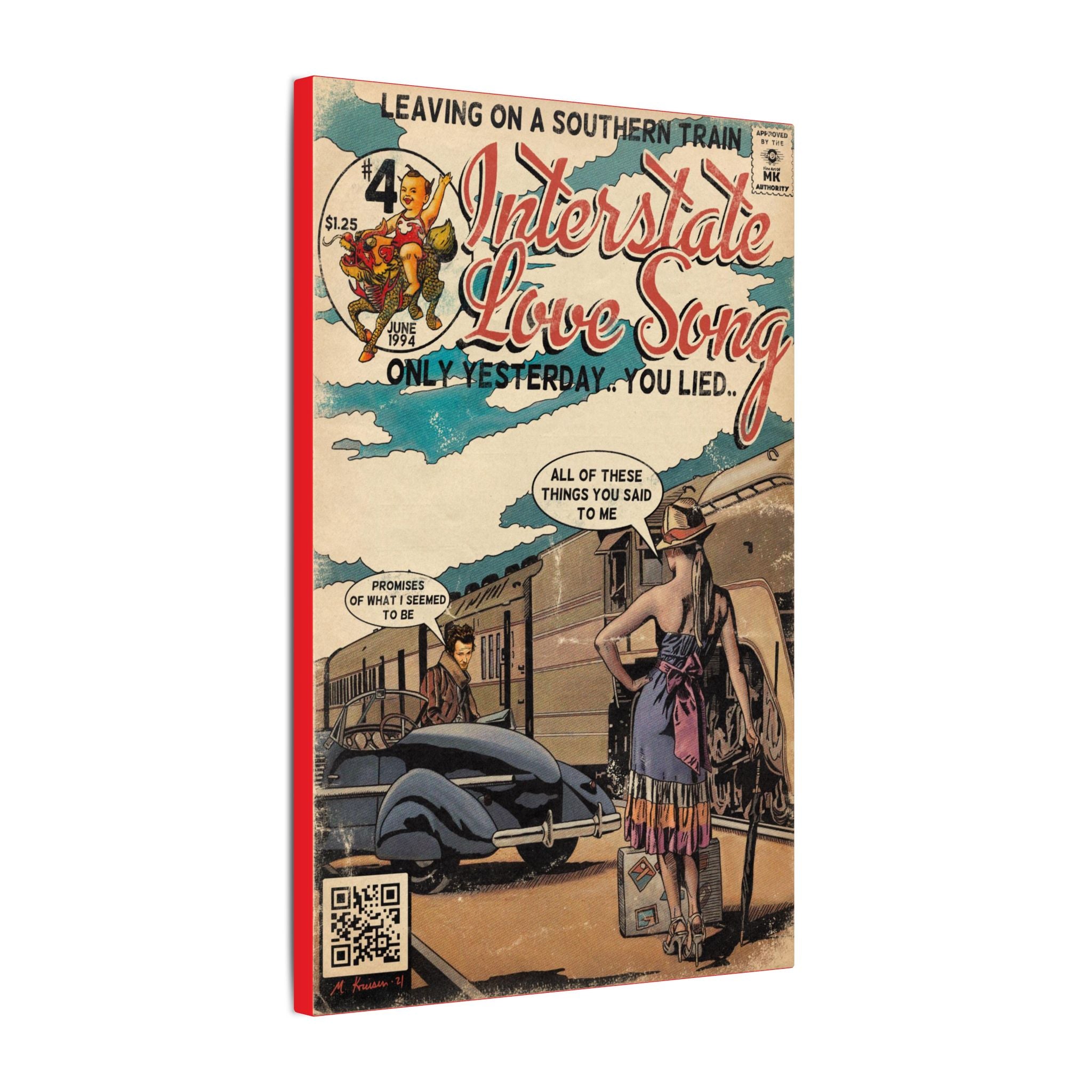 Interstate Love Song - Matte Canvas, Stretched, 0.75" (Multi-Size)