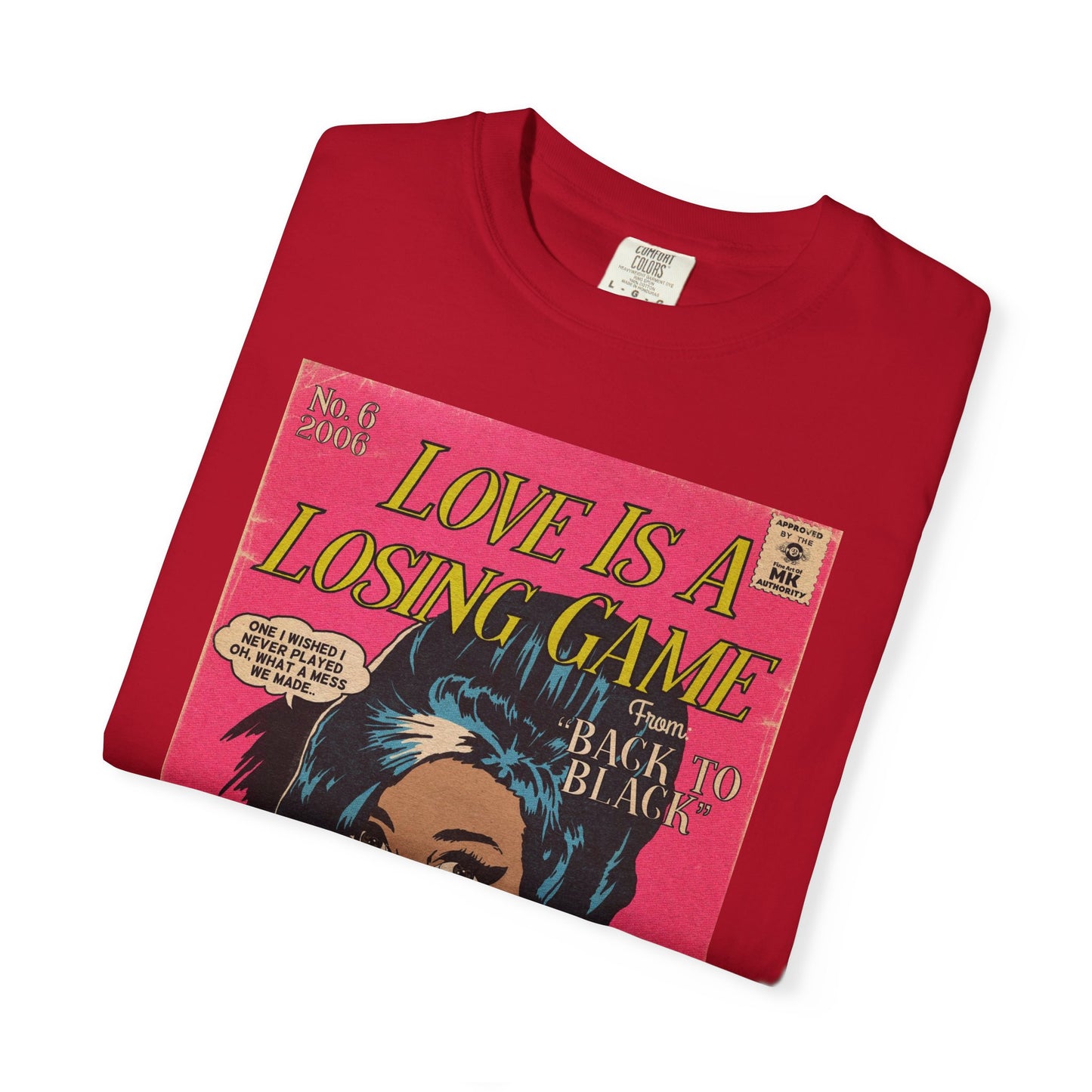 Amy Winehouse - Love is a Losing Game - Unisex Comfort Colors T-shirt