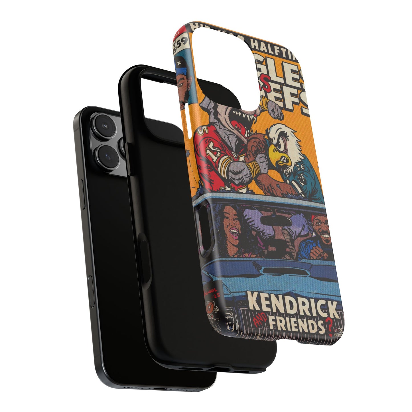 Kendrick & SZA - 2025 Halftime - Eagles vs Chiefs - Tough Phone Cases