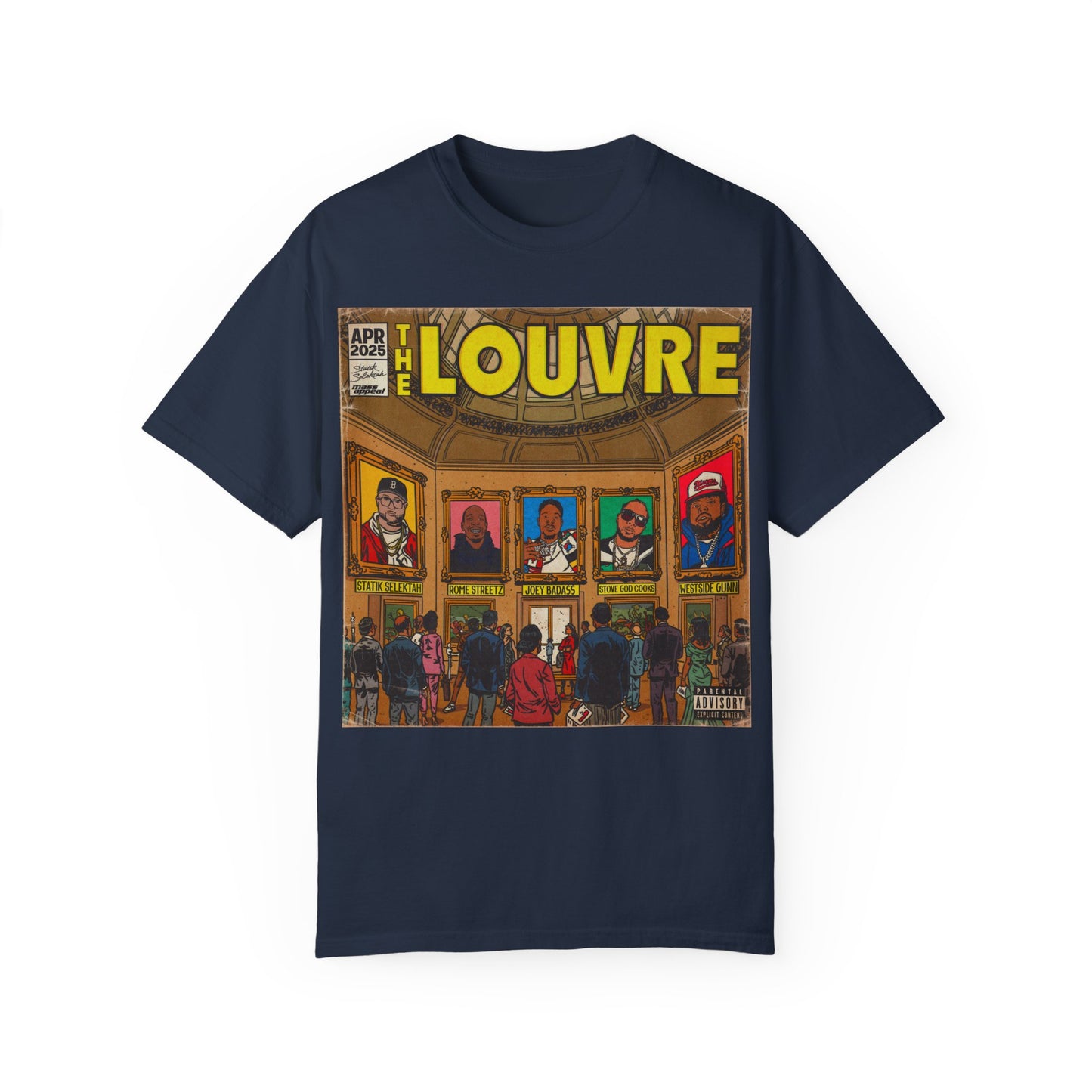 The Louvre - Statik Selektah & MK Collab - Unisex Comfort Colors T-shirt