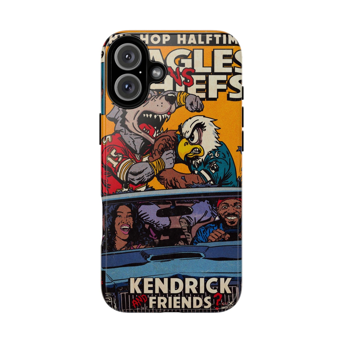 Kendrick & SZA - 2025 Halftime - Eagles vs Chiefs - Tough Phone Cases