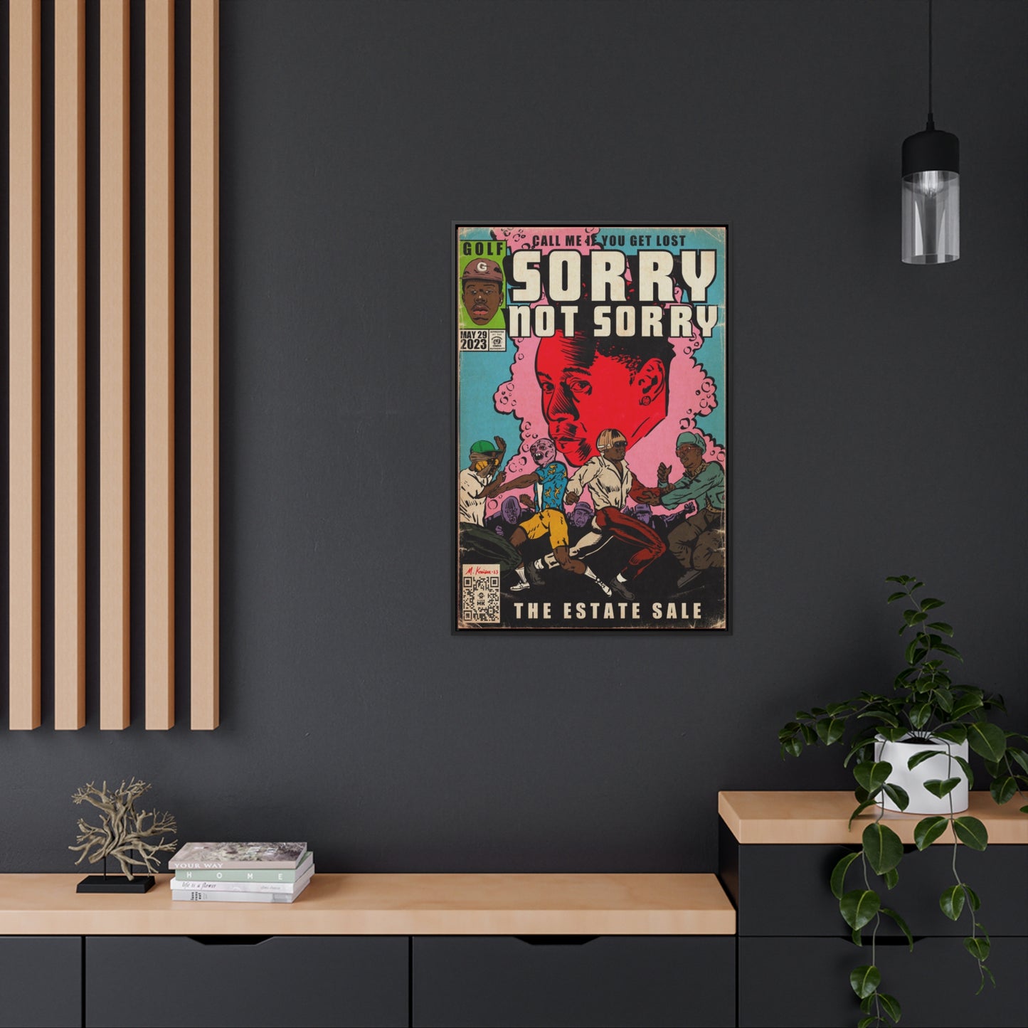 Tyler, The Creator - Sorry Not Sorry - Gallery Canvas Wraps, Vertical Frame