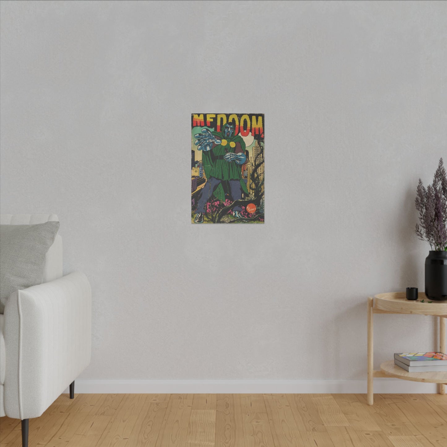 MF DOOM - Hip Hop Comics - Matte Canvas, Stretched