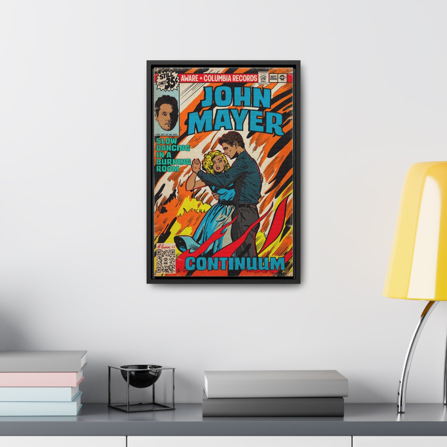 John Mayer - Slow Dancing in a Burning Room - Gallery Canvas Wraps, Vertical Frame