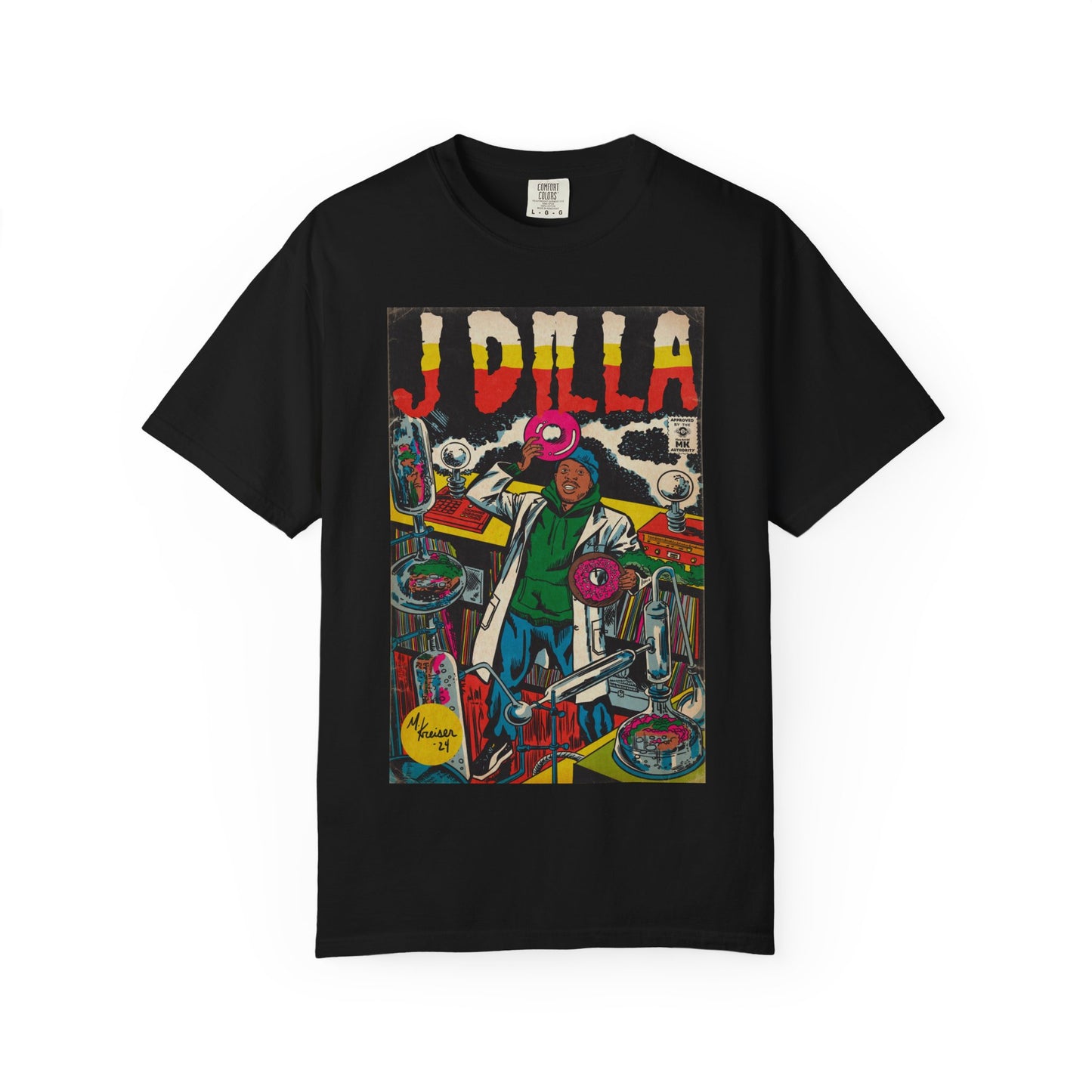 J Dilla - Comic Book Art - Unisex Comfort Colors T-shirt