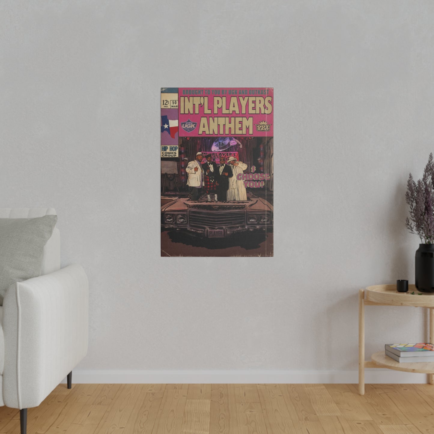UGK & Outkast - Int’l Players Anthem (I Choose You) - Matte Canvas, Stretched, 0.75"