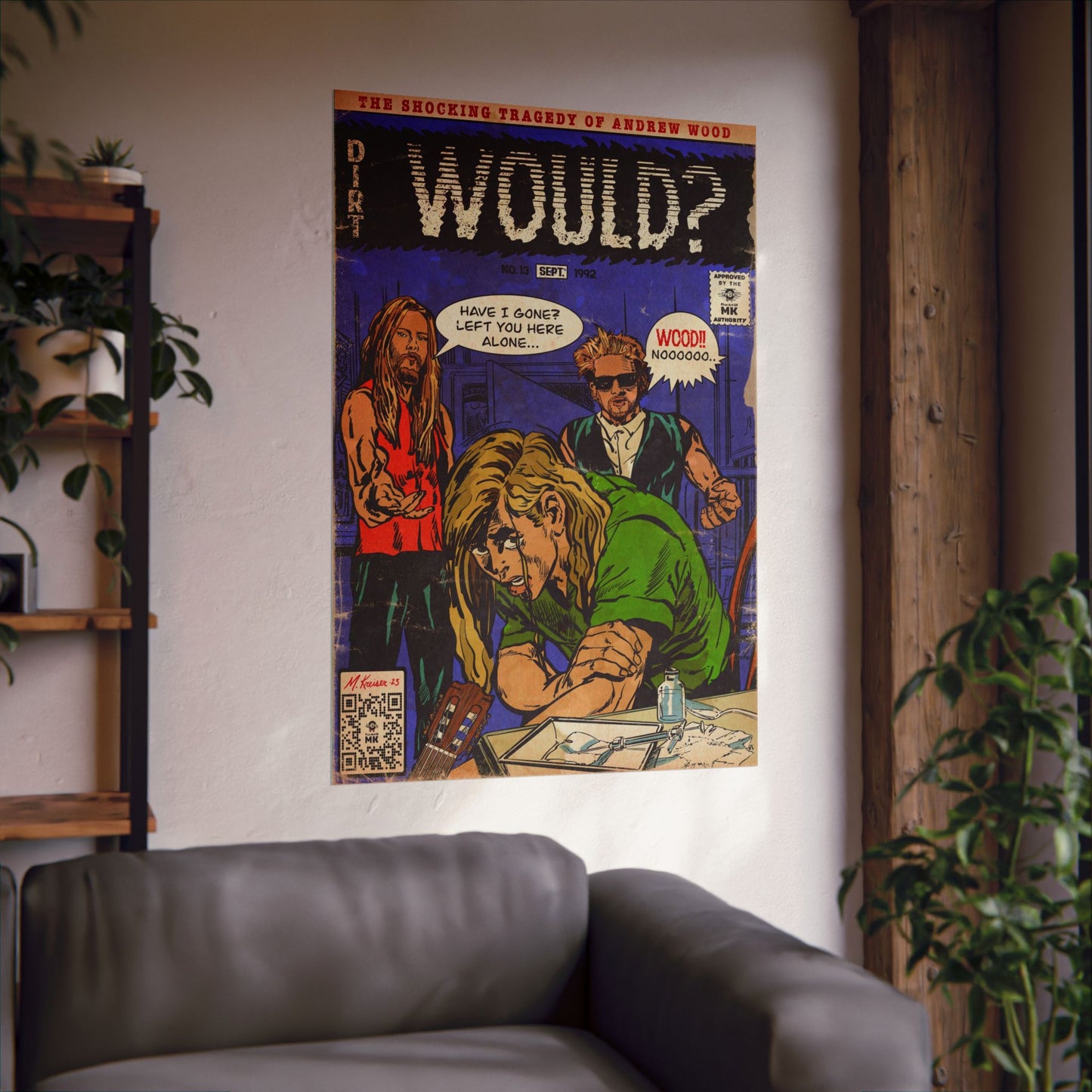 Alice In Chains - Would? - Vertical Matte Poster