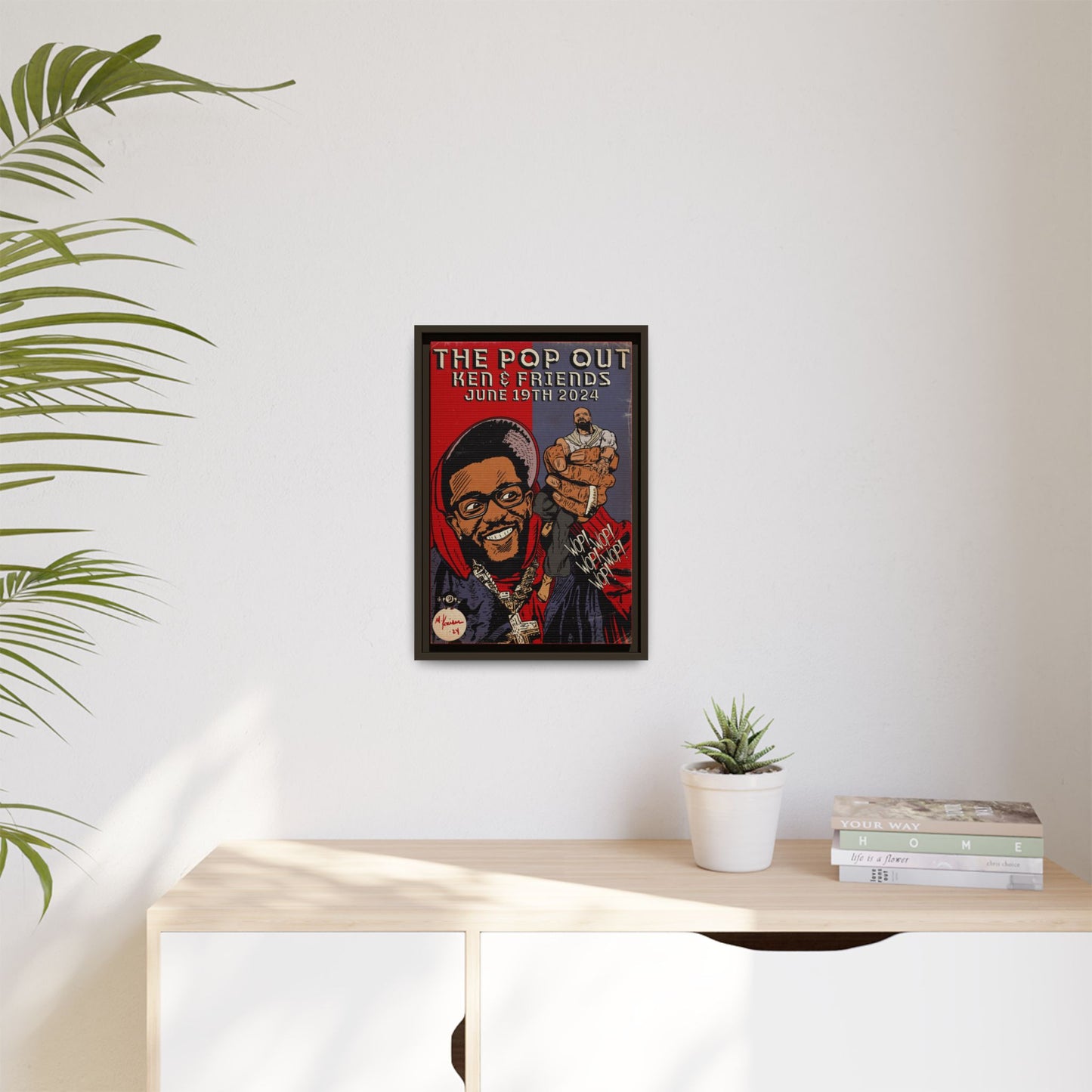 Kendrick Lamar - The Pop Out - Gallery Canvas Wraps, Vertical Frame