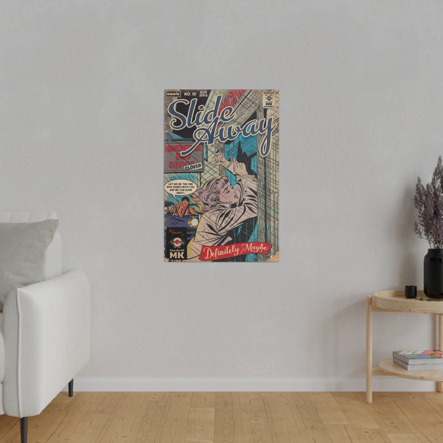 Oasis - Slide Away - Matte Canvas, Stretched, 0.75"