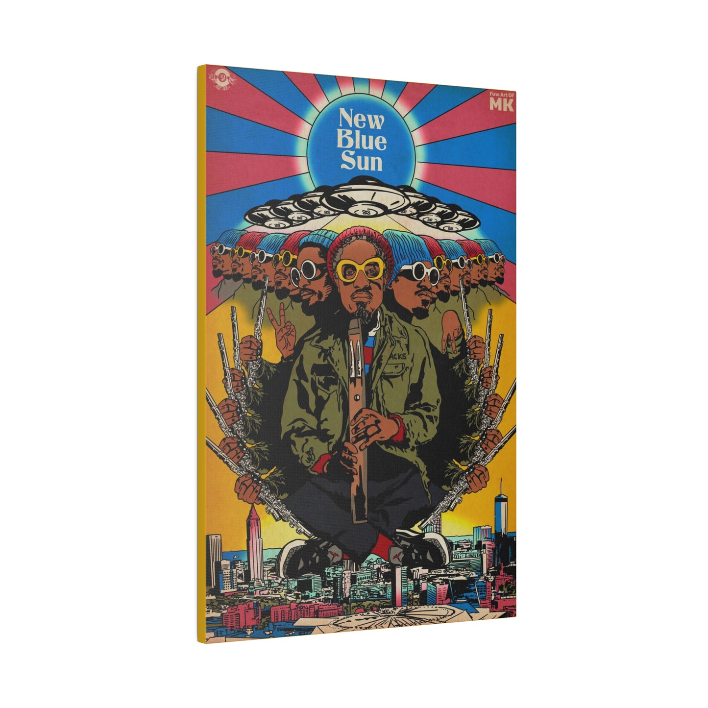 Andre 3000 - New Blue Sun - Matte Canvas, Stretched, 0.75"