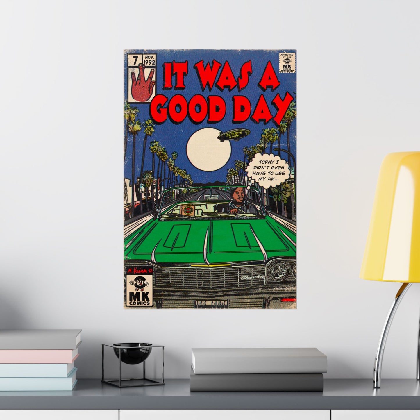 It Was A Good Day - Vertical Matte Poster