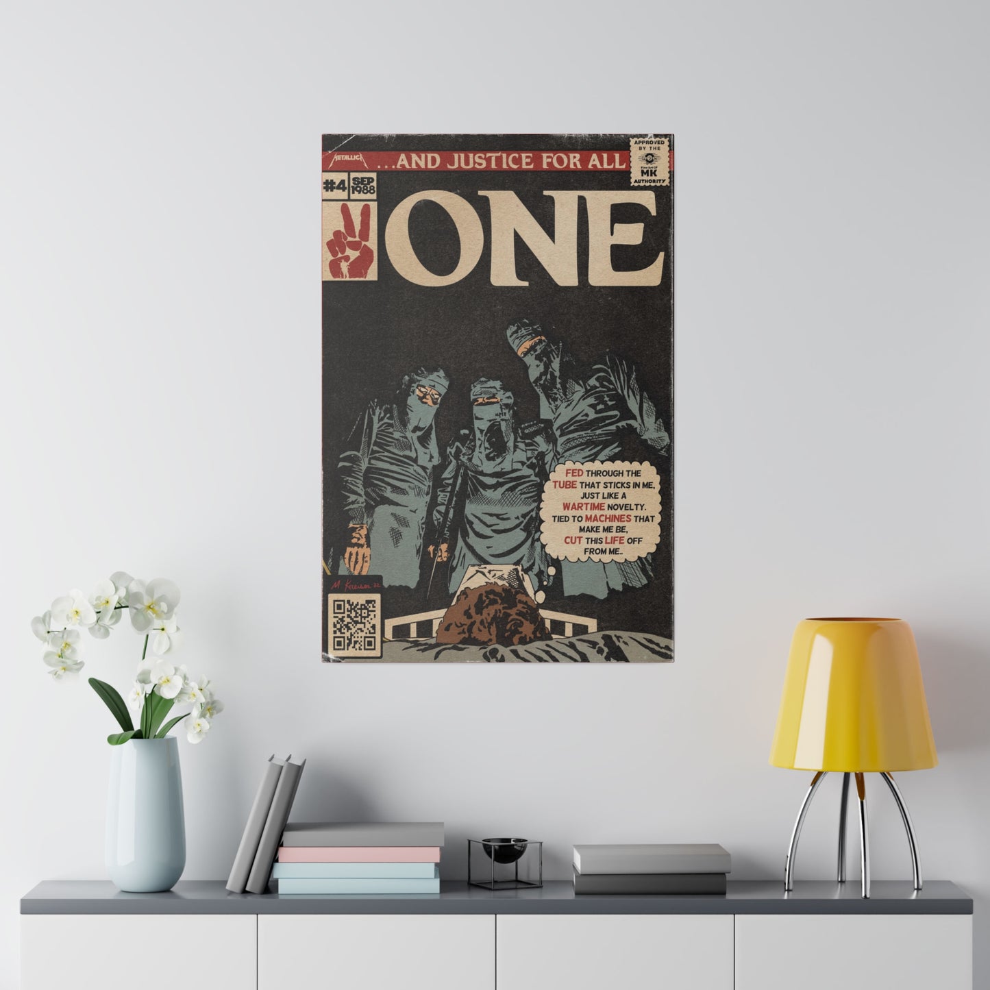 Metallica- One - Matte Canvas, Stretched, 0.75"