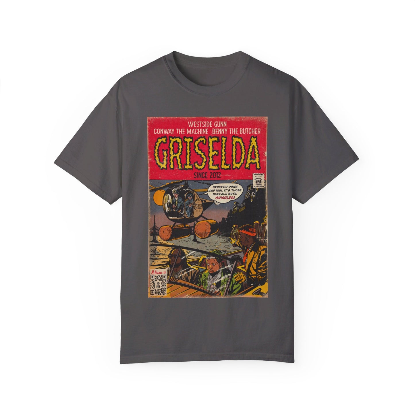 Griselda - Comic Book Art - Unisex Garment-Dyed T-shirt