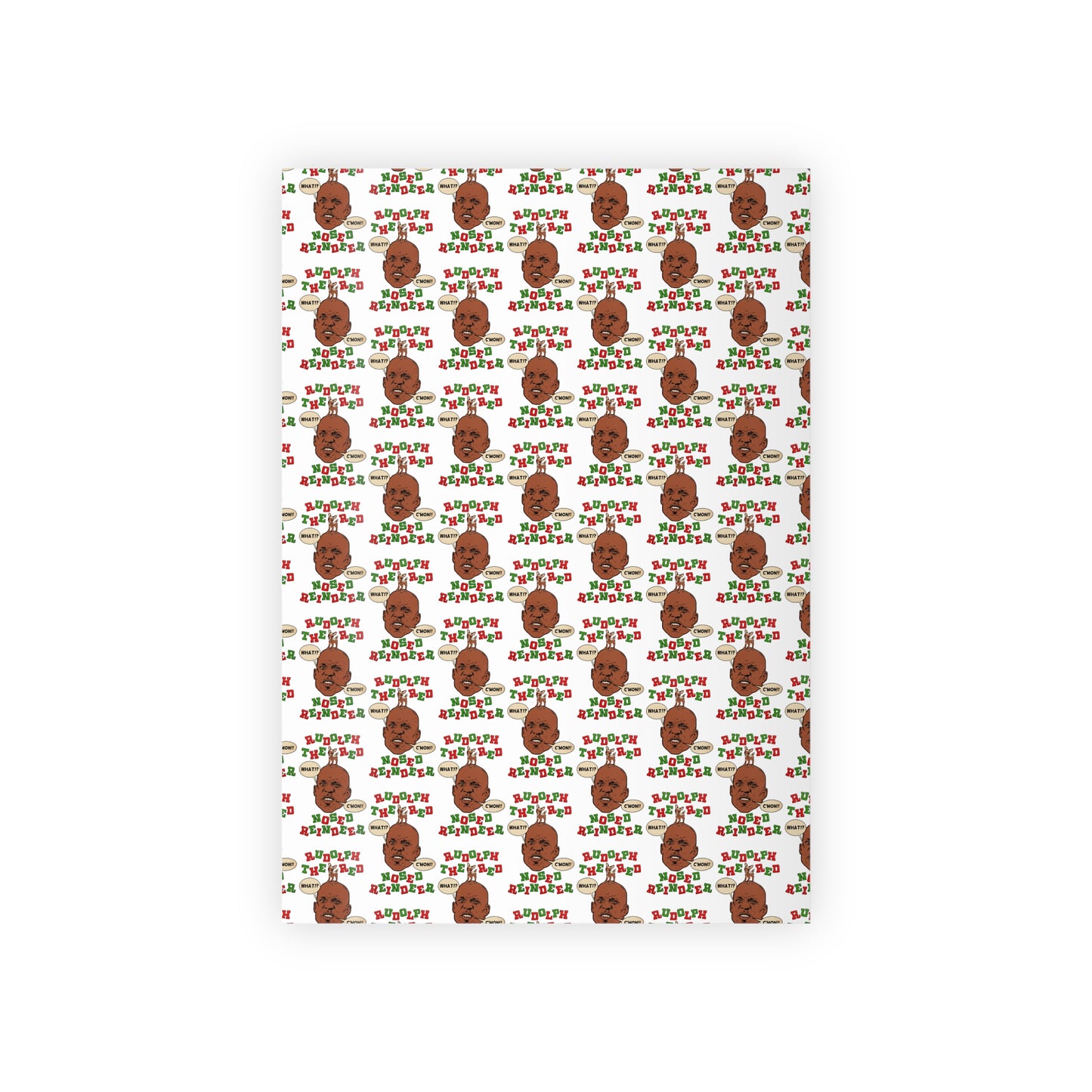 DMX - Rudolph - Christmas- Gift Wrapping Paper Rolls, 1pc