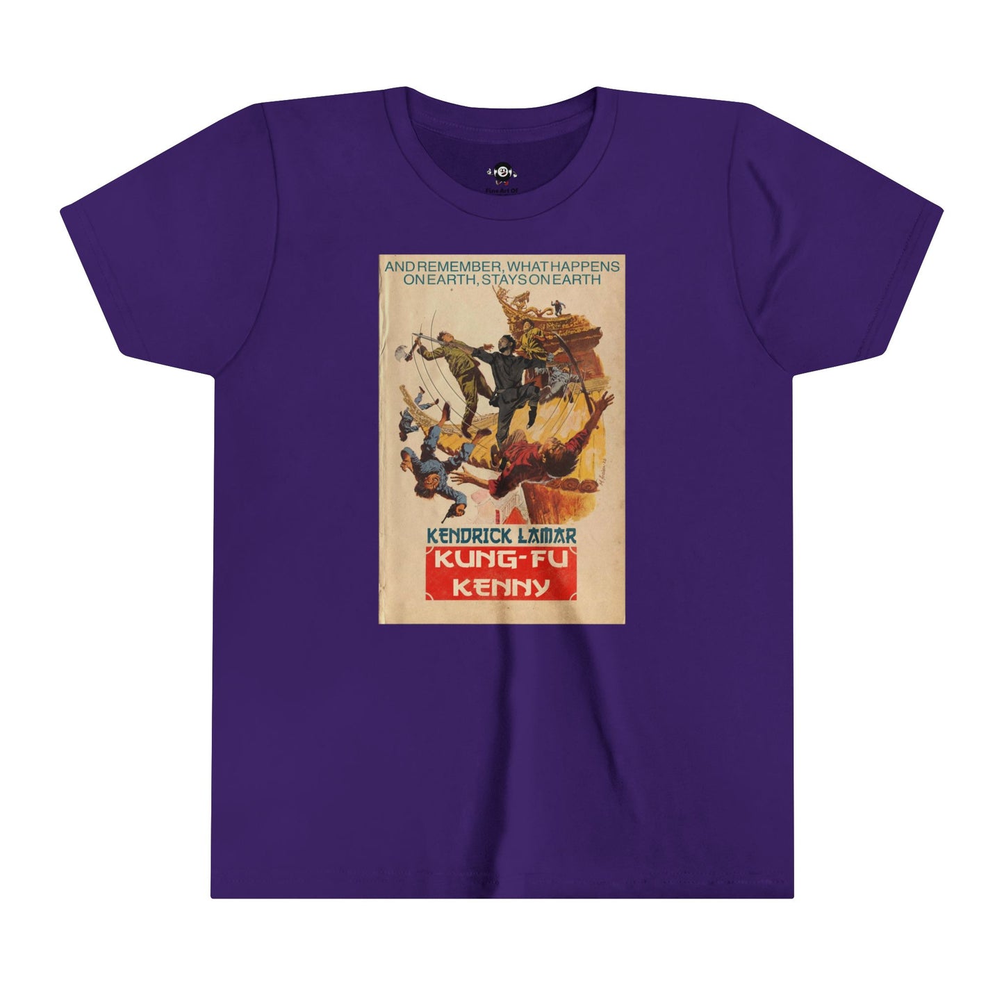 KIDS - Kendrick Lamar- Kung Fu Kenny - Youth Short Sleeve Tee