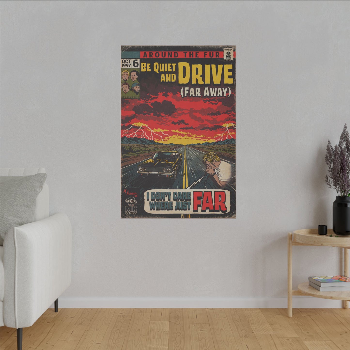 Be Quiet and Drive - Matte Canvas, Stretched, 0.75" (Multi-Size)