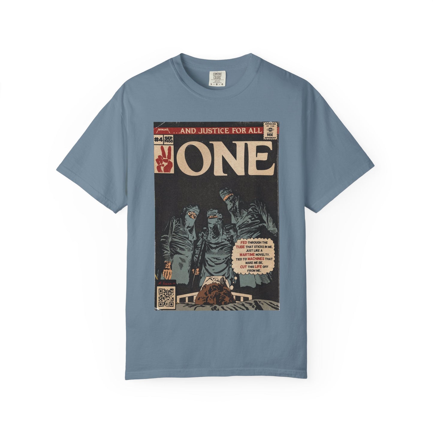 Metallica - One - Unisex Comfort Colors T-shirt