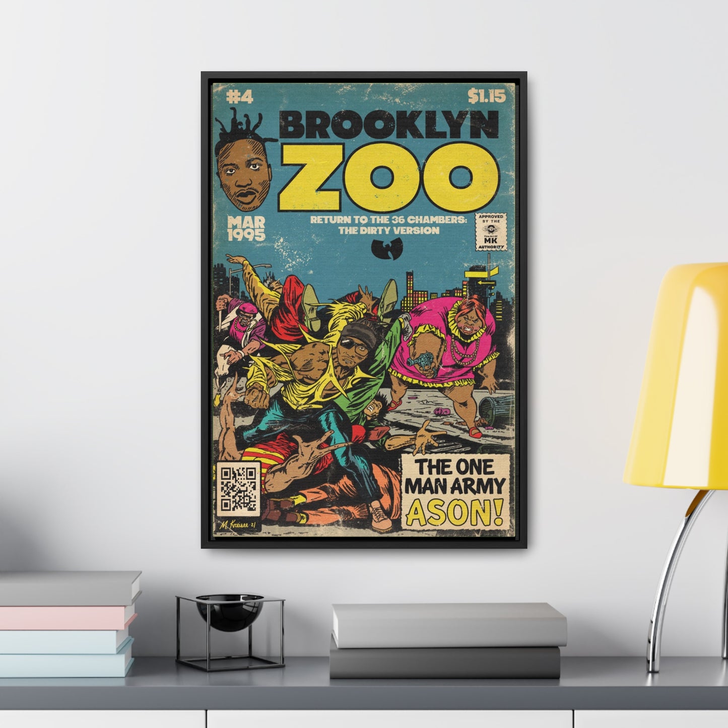 Ol’ Dirty Bastard - Brooklyn Zoo - Gallery Canvas Wraps, Vertical Frame