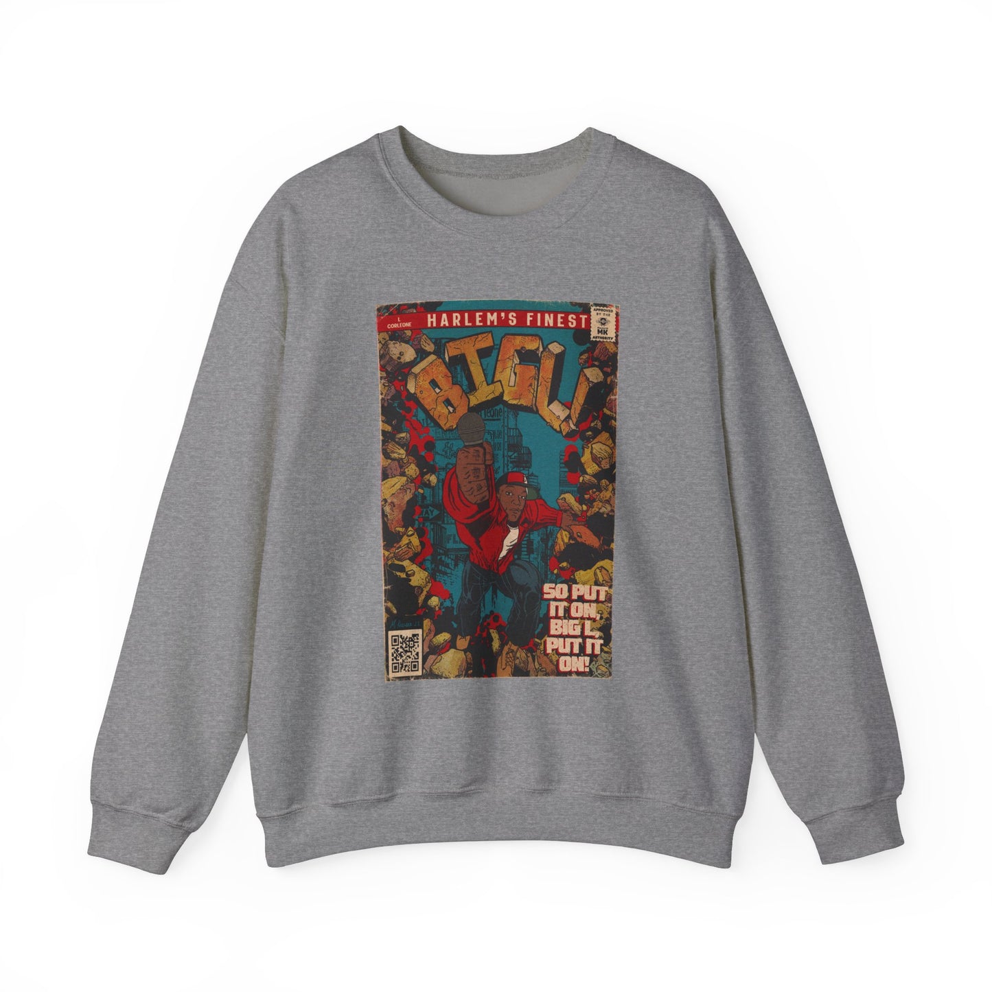 Big L - Put it on - Unisex Heavy Blend™ Crewneck Sweatshirt