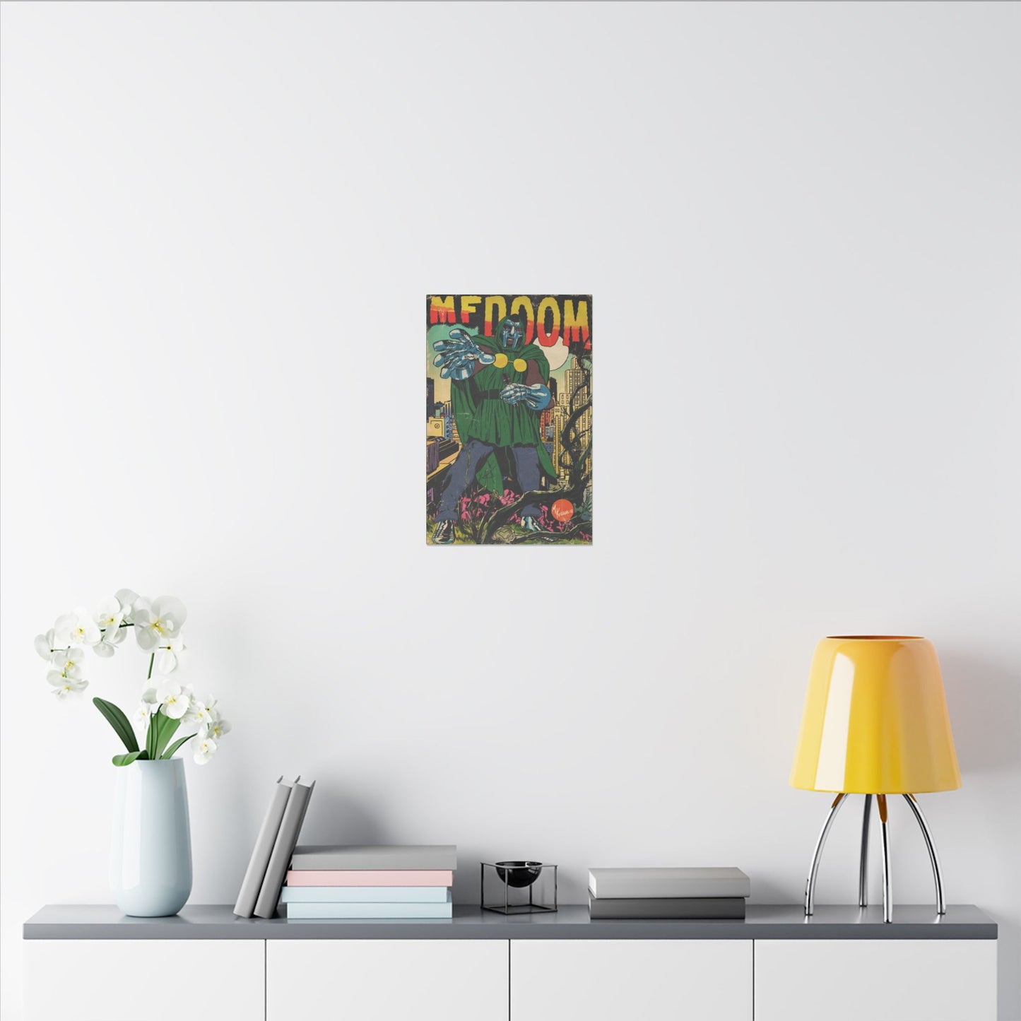 MF DOOM - Hip Hop Comics - Matte Canvas, Stretched