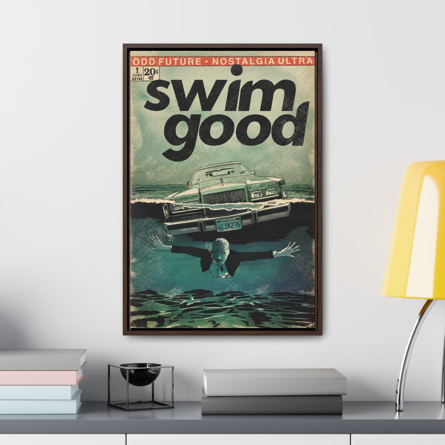 Frank Ocean - Swim Good - Gallery Canvas Wraps, Vertical Frame