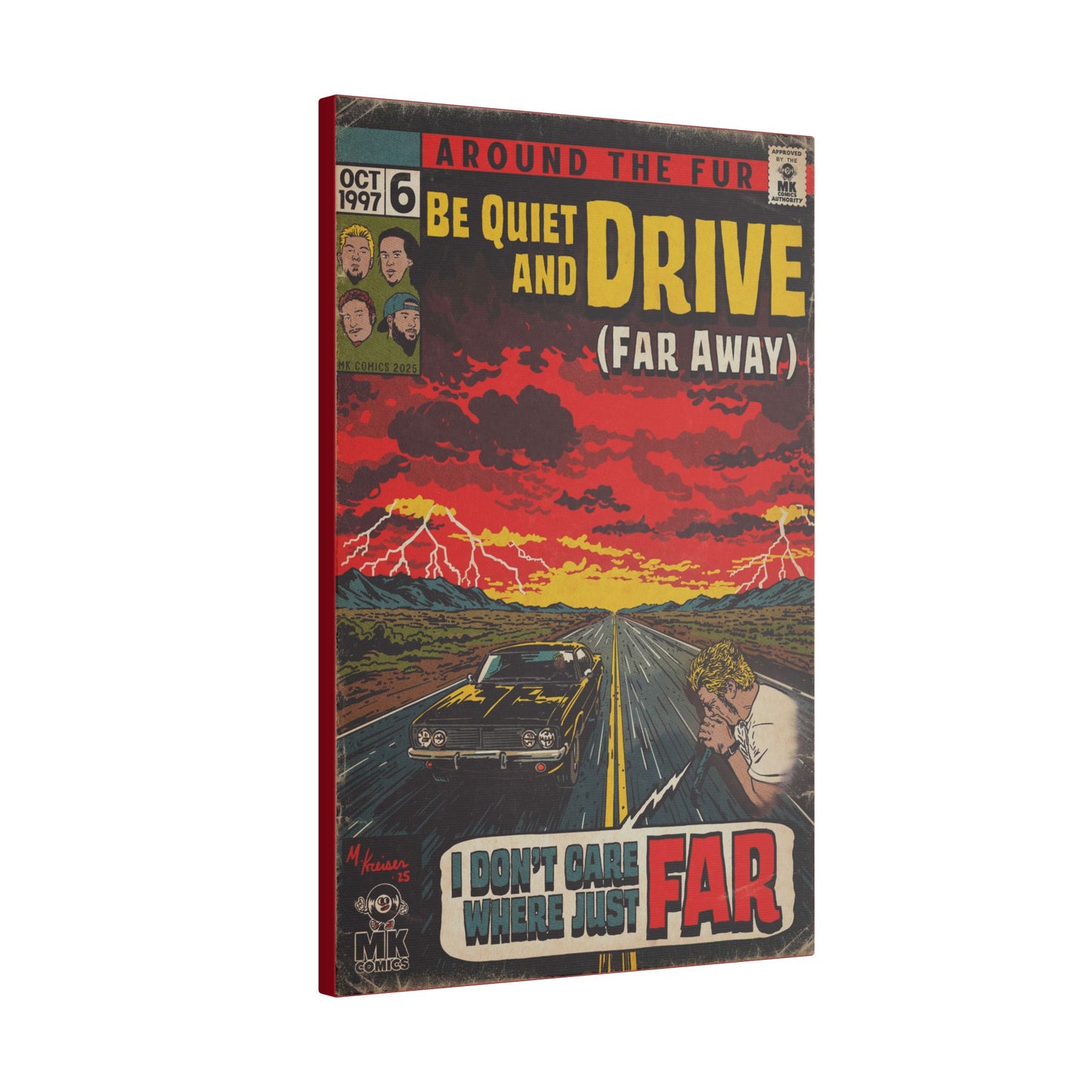 Be Quiet and Drive - Matte Canvas, Stretched, 0.75" (Multi-Size)