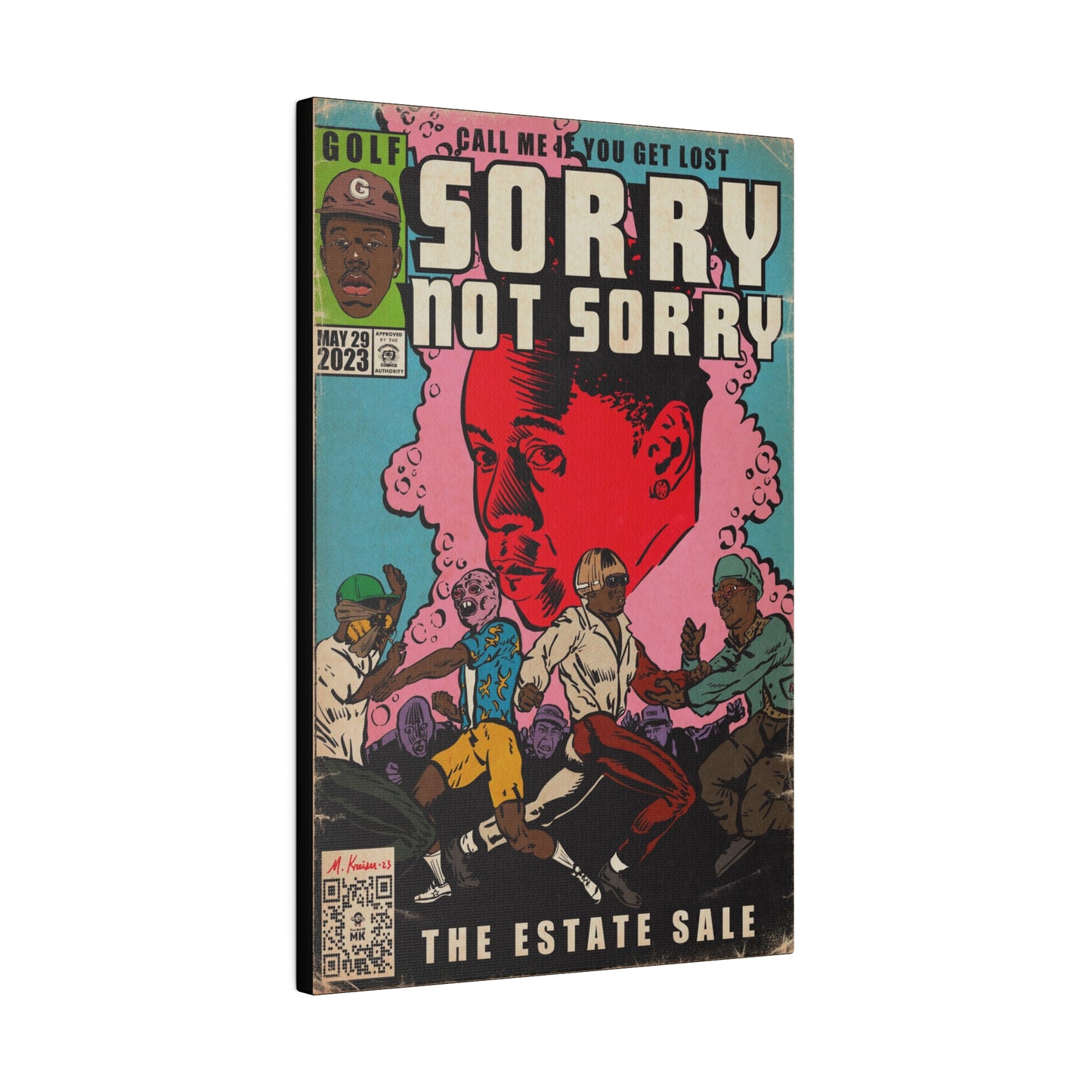 Tyler, The Creator - Sorry Not Sorry - Matte Canvas, Stretched, 0.75"