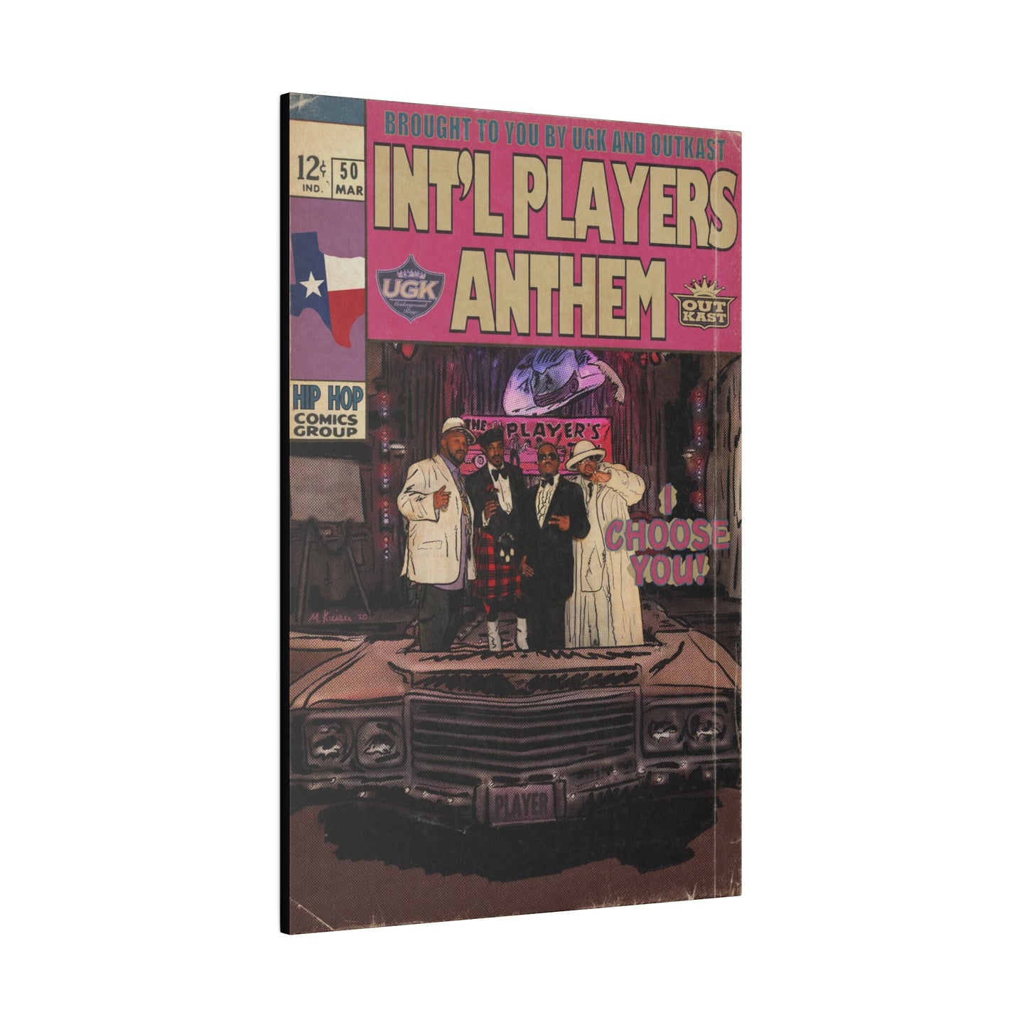UGK & Outkast - Int’l Players Anthem (I Choose You) - Matte Canvas, Stretched, 0.75"