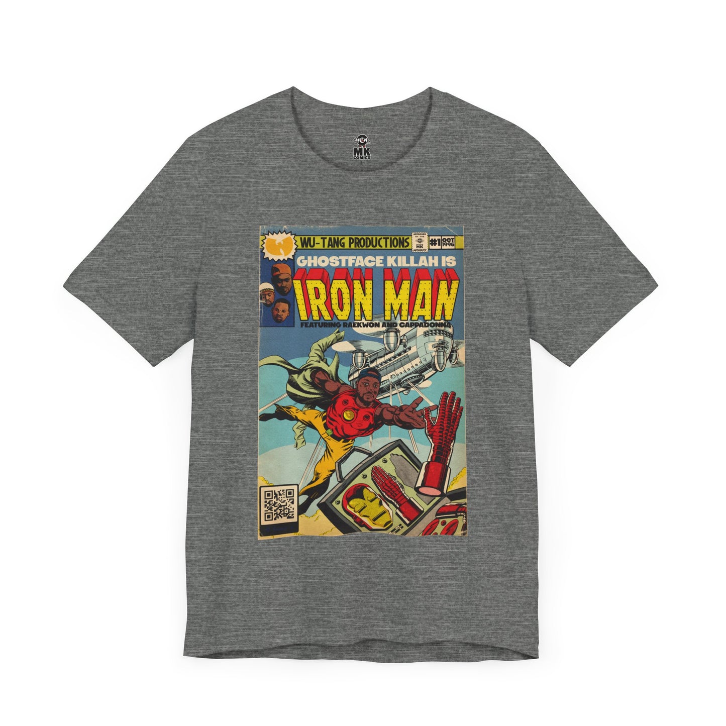 Ghostface - Iron Man - Unisex Jersey Short Sleeve Tee