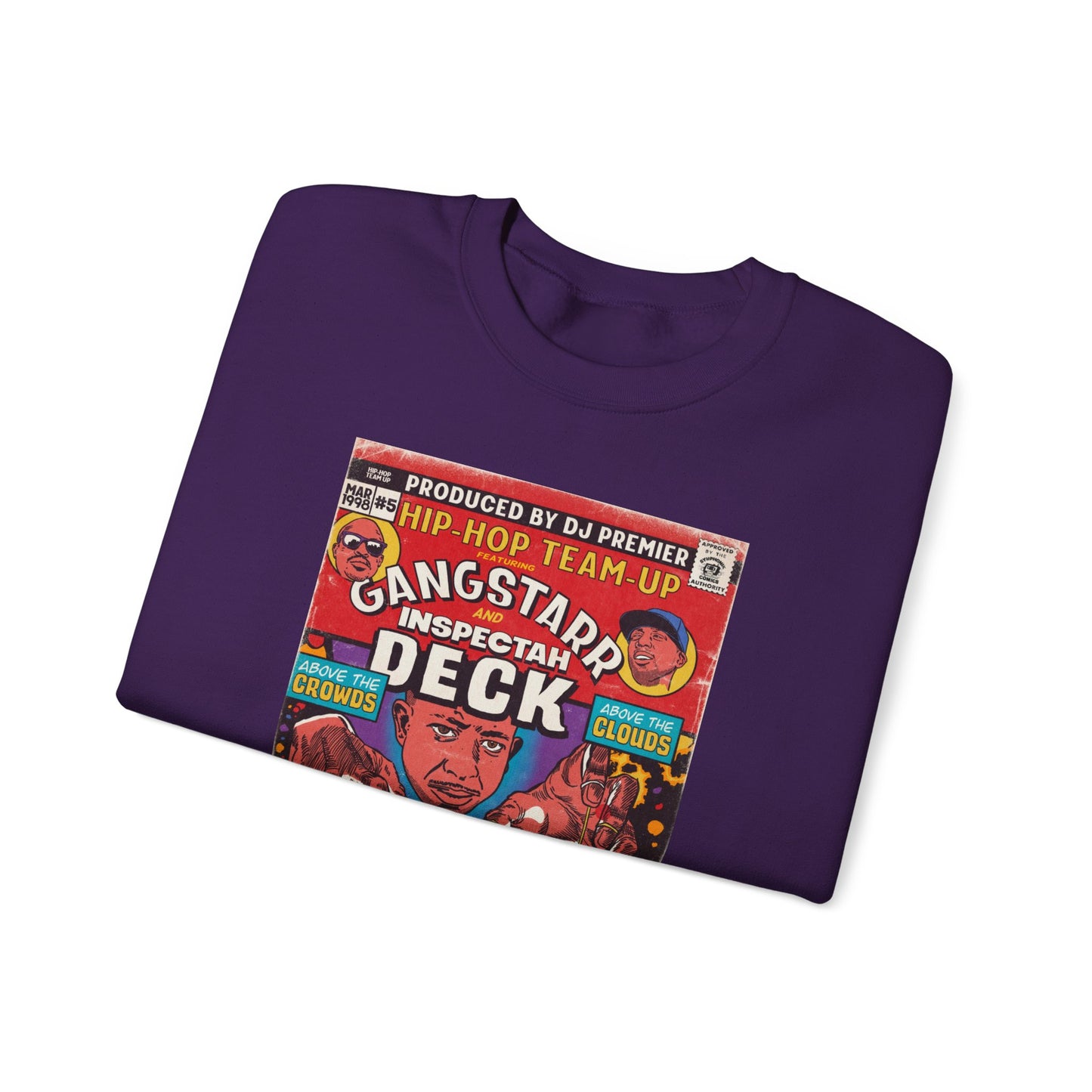 Gang Starr & Inspectah Deck - Above The Clouds - Unisex Heavy Blend™ Crewneck Sweatshirt