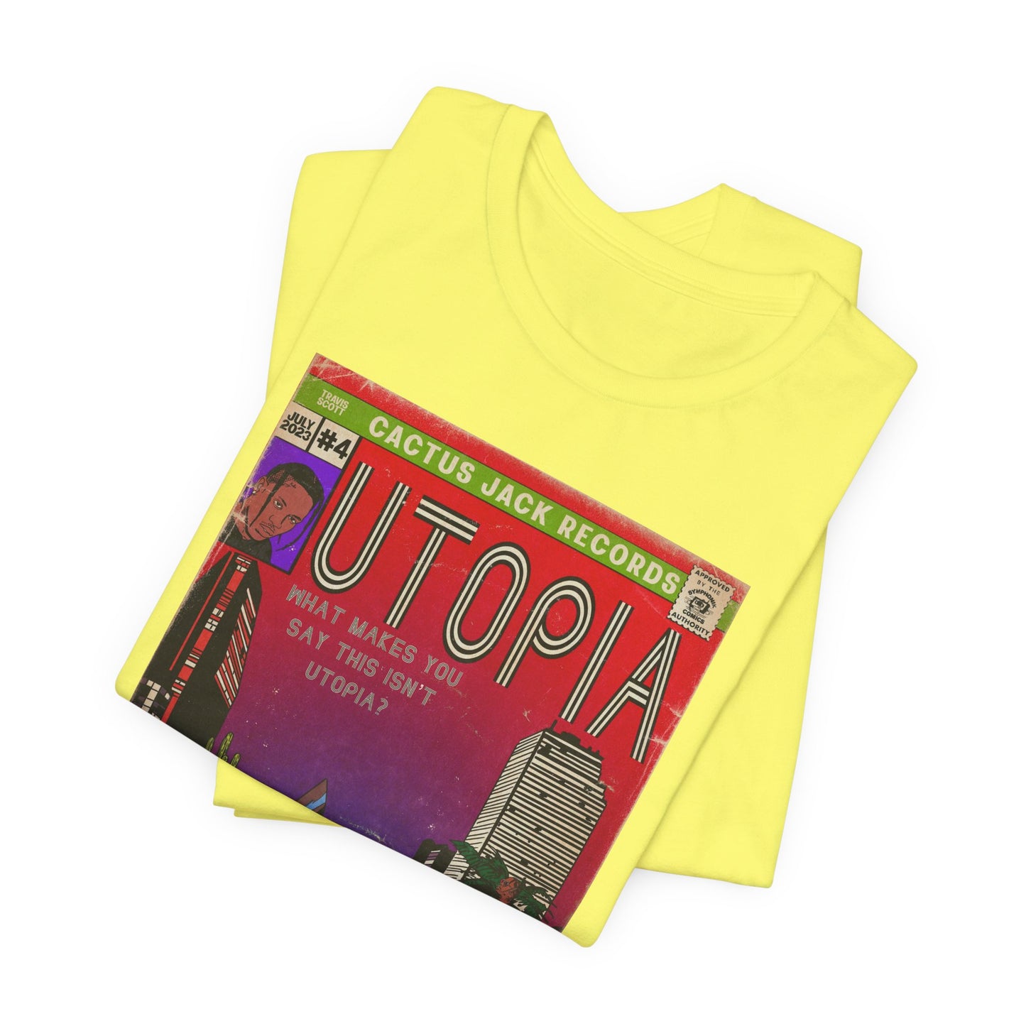 Travis Scott - Utopia - Unisex Jersey Short Sleeve Tee