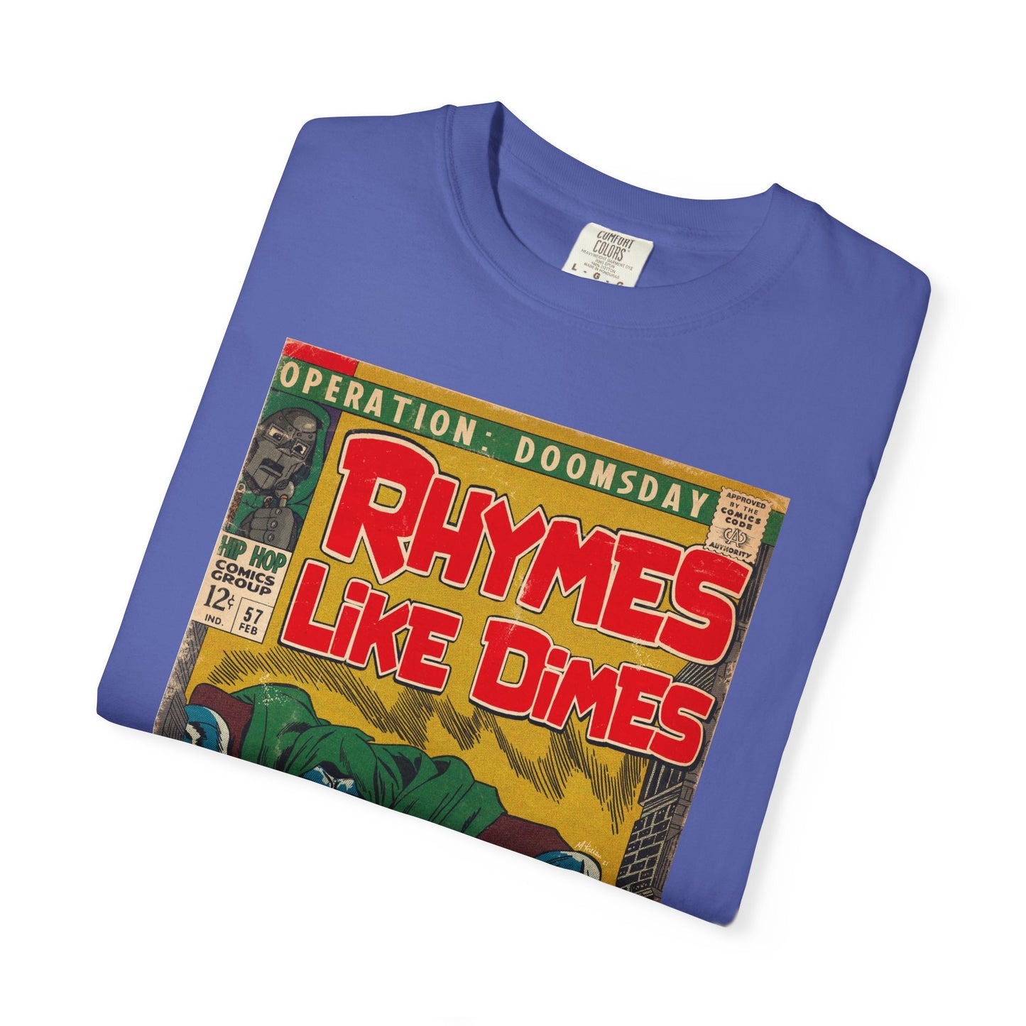 MF DOOM - Rhymes Like Dimes - Unisex Comfort Colors T-shirt