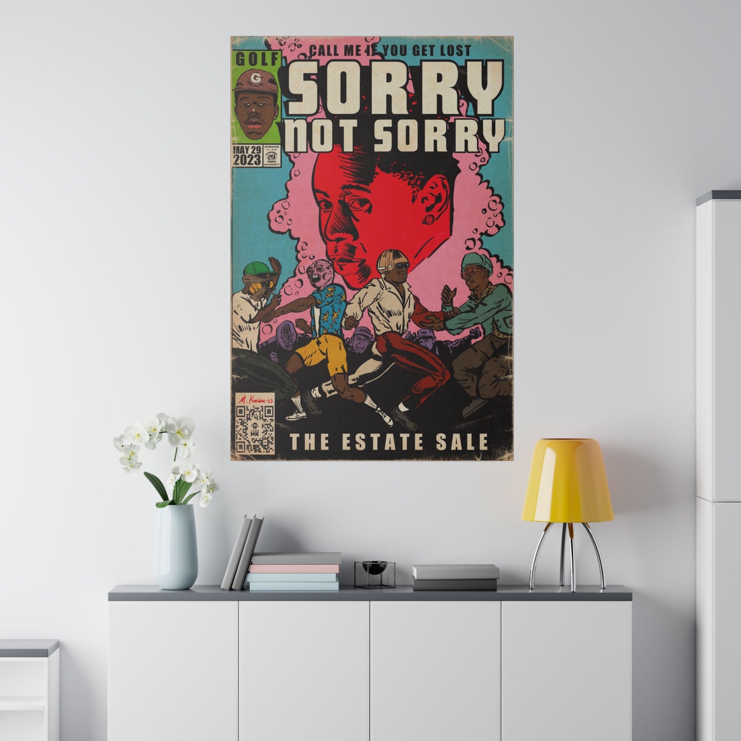 Tyler, The Creator - Sorry Not Sorry - Matte Canvas, Stretched, 0.75"