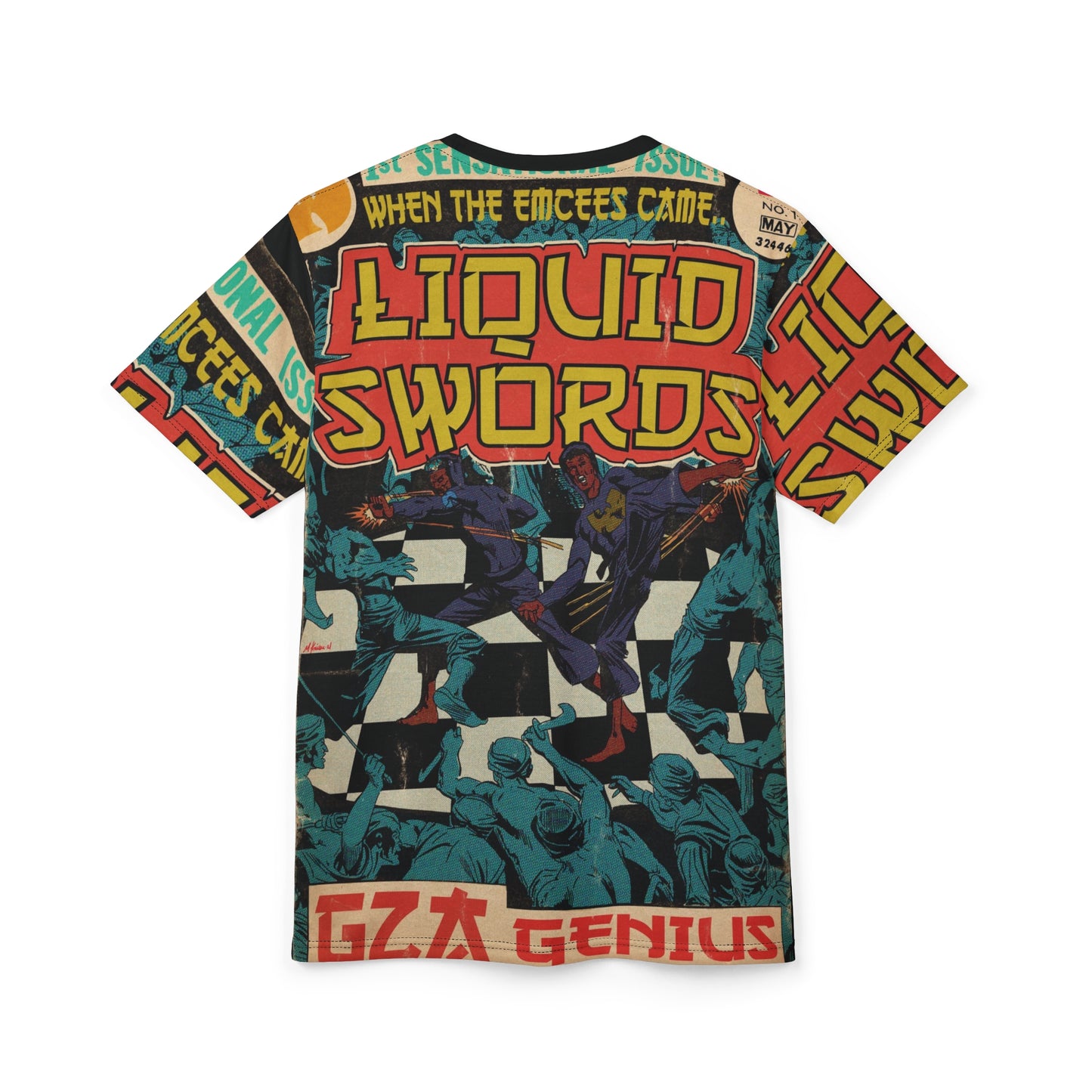 Liquid Swords - Unisex Cut & Sew Tee (AOP)